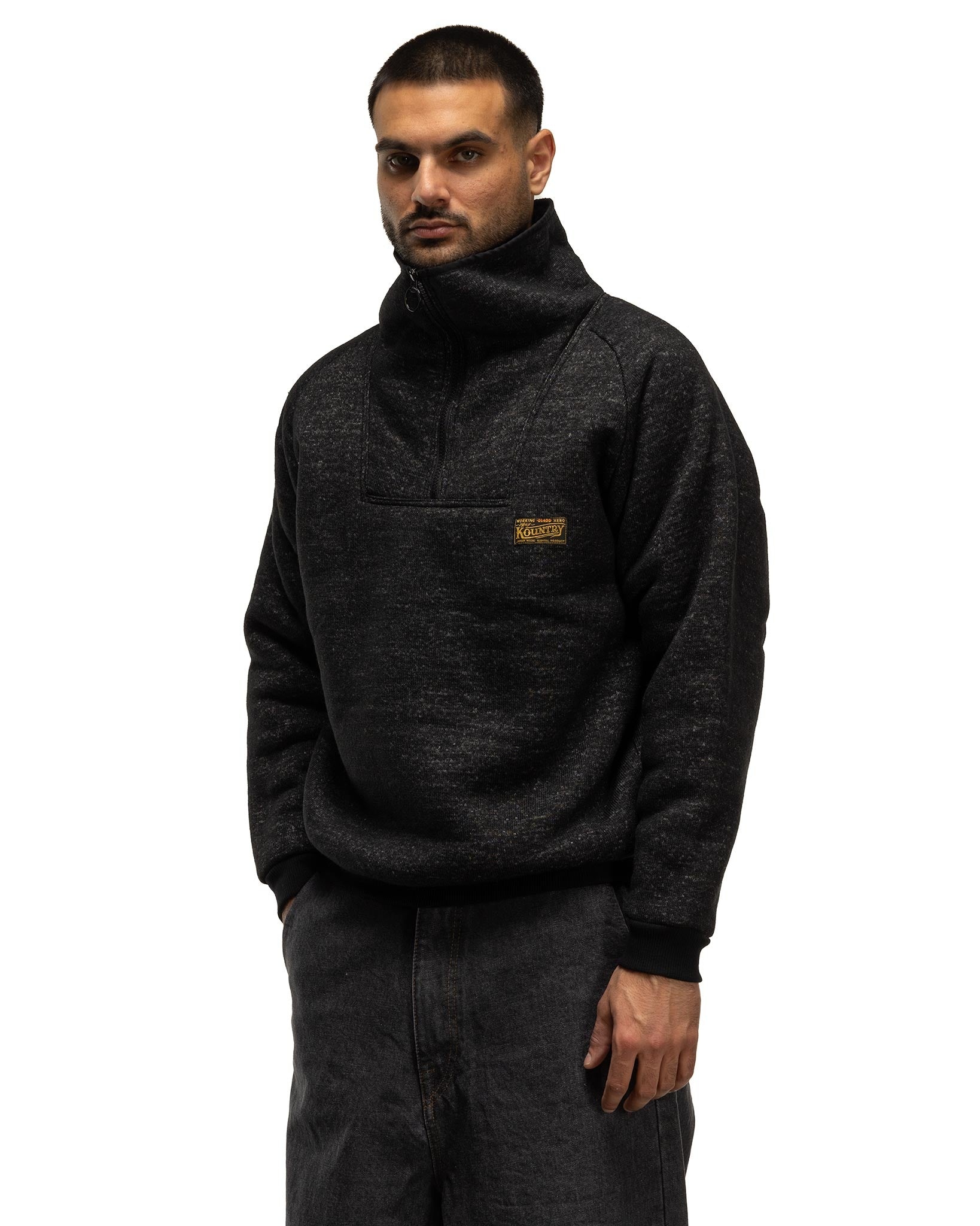 BOA Fleece ZIP Alpine Pull Overall Black - 4