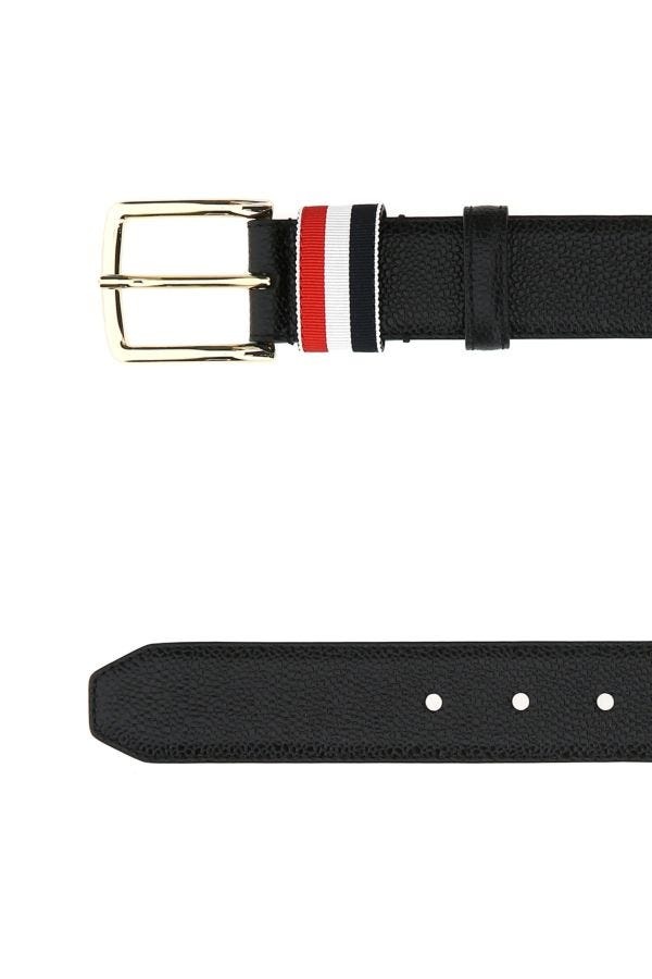 PEBBLED LEATHER BELT - 3