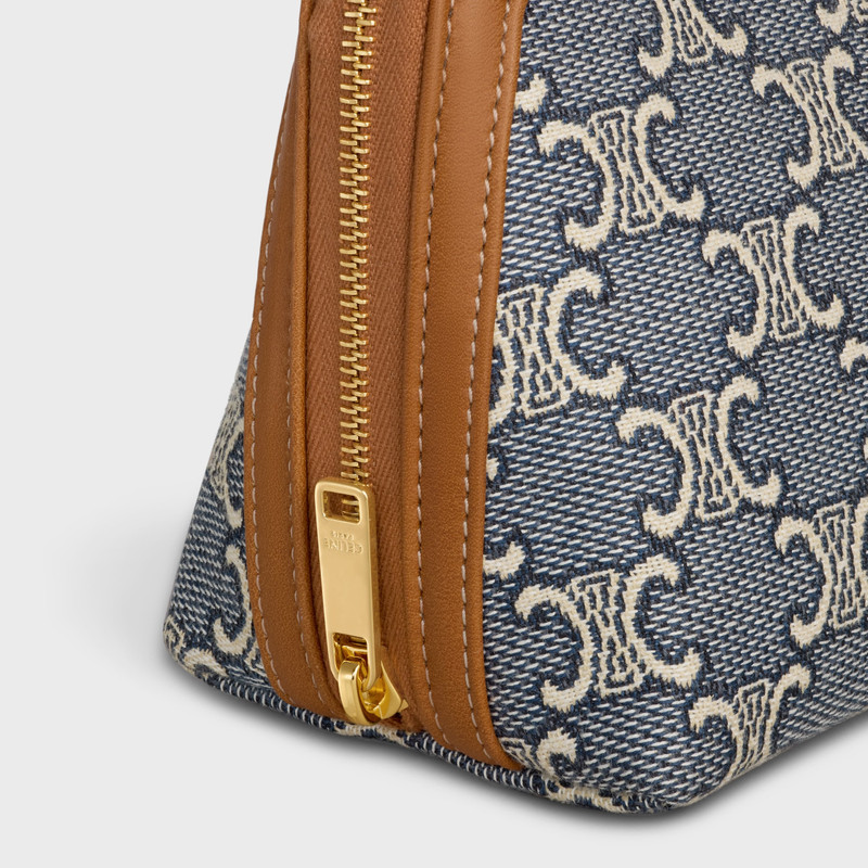 Clutch on Chain IN JACQUARD TRIOMPHE ALL OVER 5