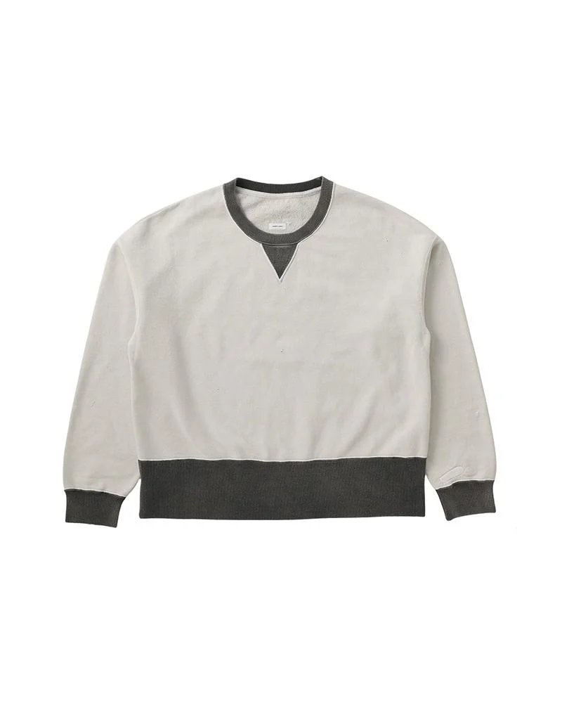 FELLOW SWEAT L/S 2-TONE CRASH BLACK - 1