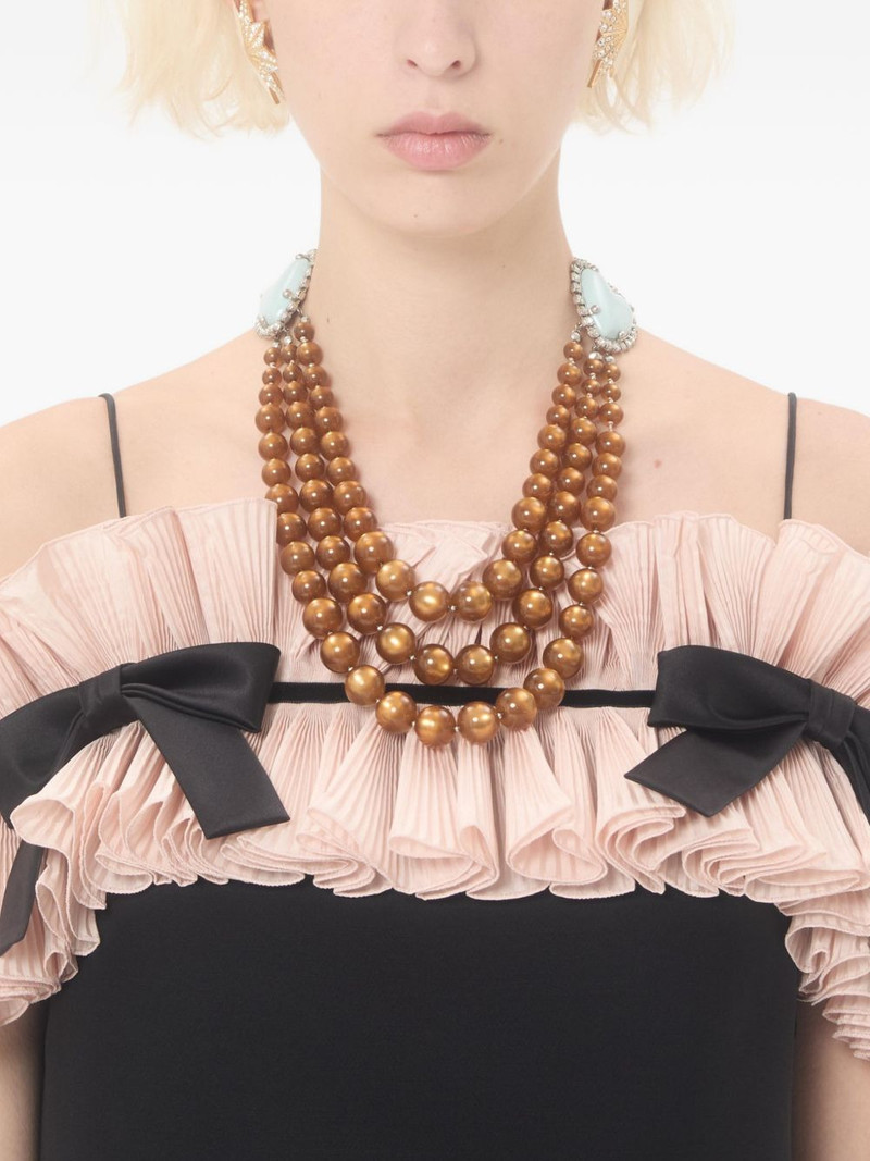 Valentino Coeur Hyperbole heart-motif necklace outlook