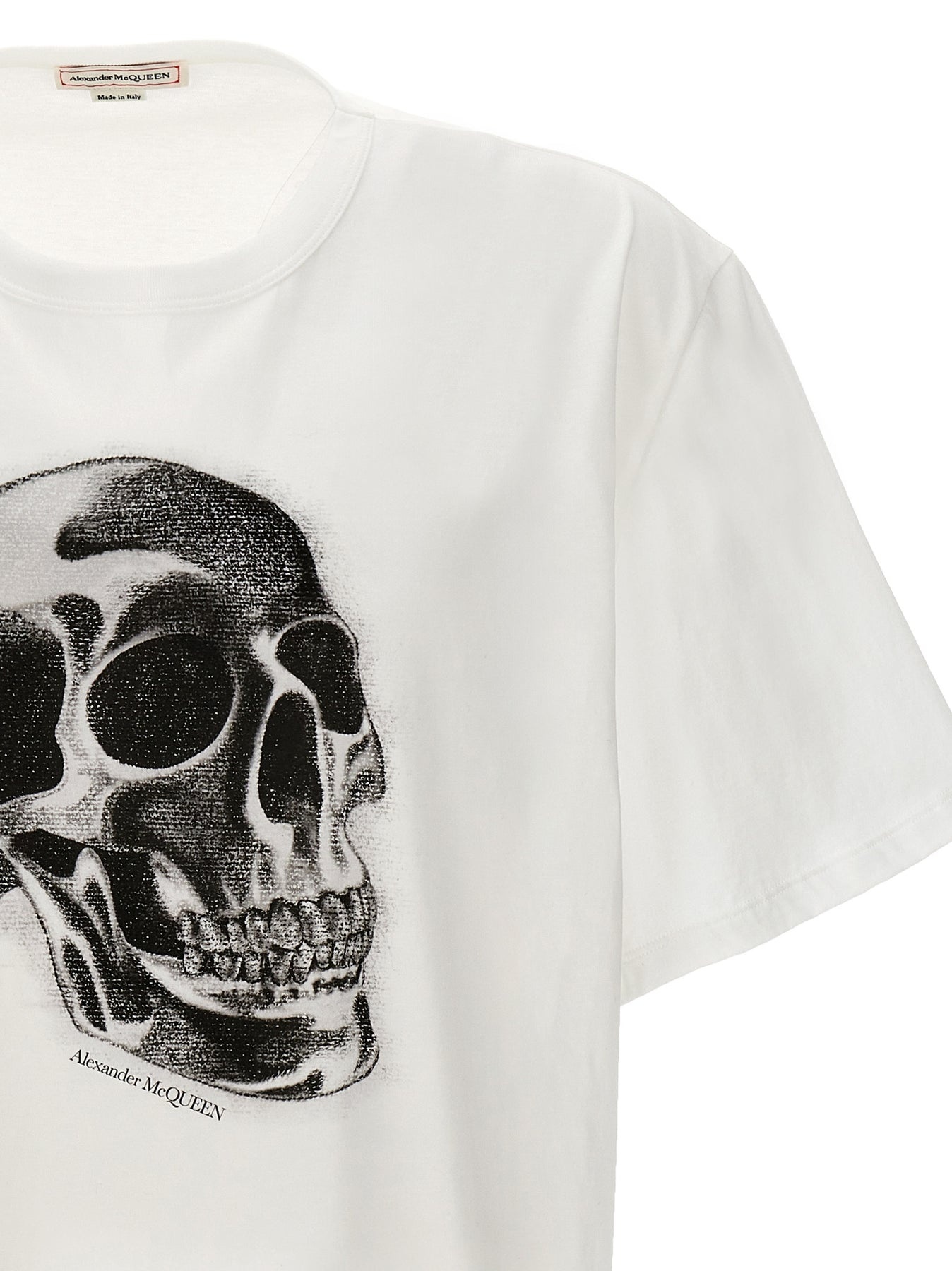 Skull T-Shirt White/Black - 3