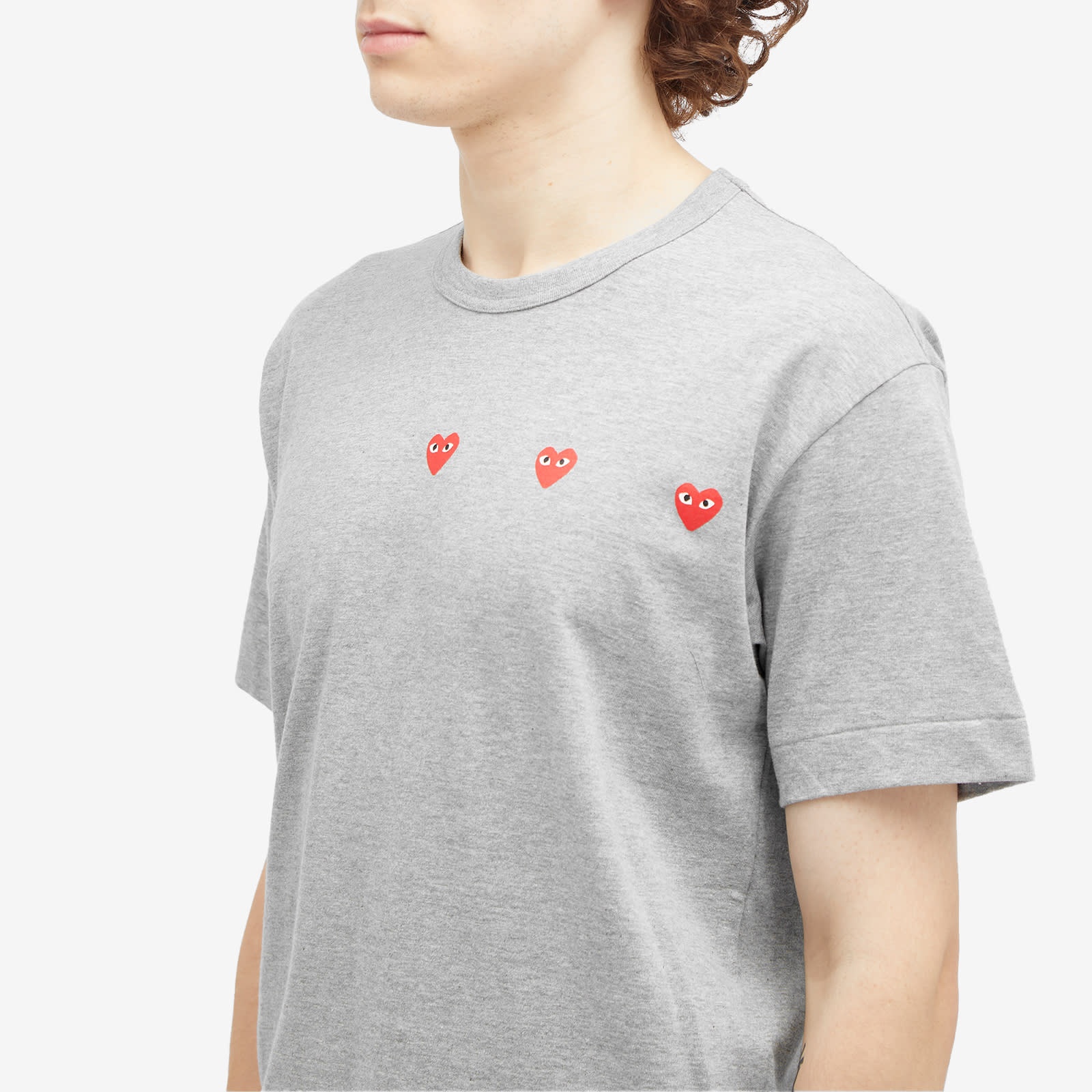 Comme des Garçons Play 3 Heart T-Shirt - 5