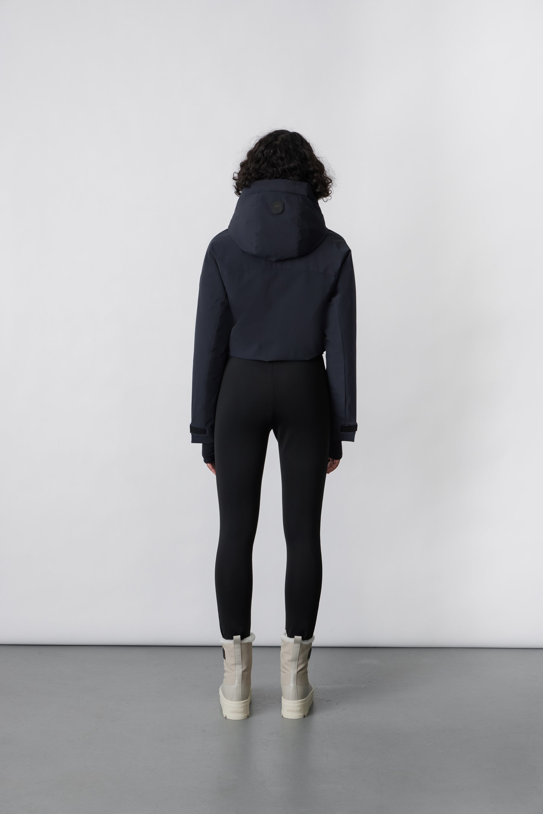 LUMI Down stirrup ski suit with hood - 4