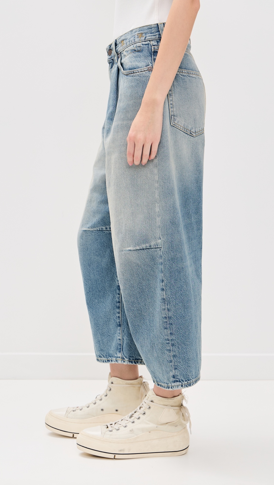 Crop Wide Leg Jeans - 3
