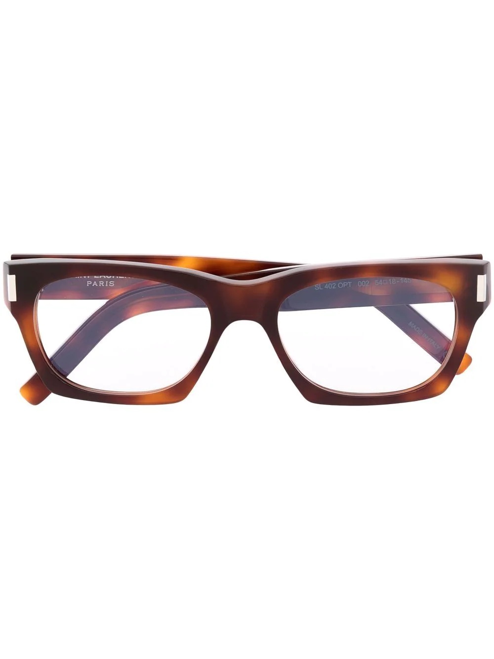 tortoiseshell square-frame glasses - 1