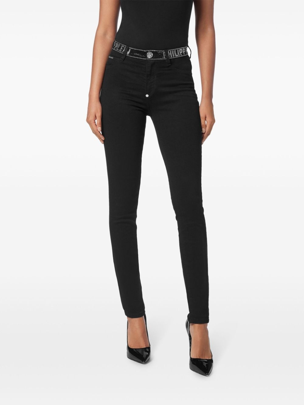 high-waisted jeggings - 3