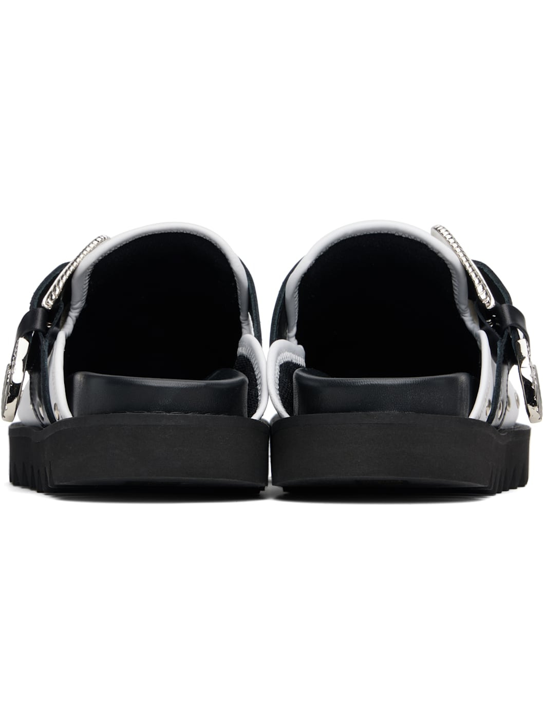 SSENSE Exclusive White Buckle Slip-on Loafers - 2