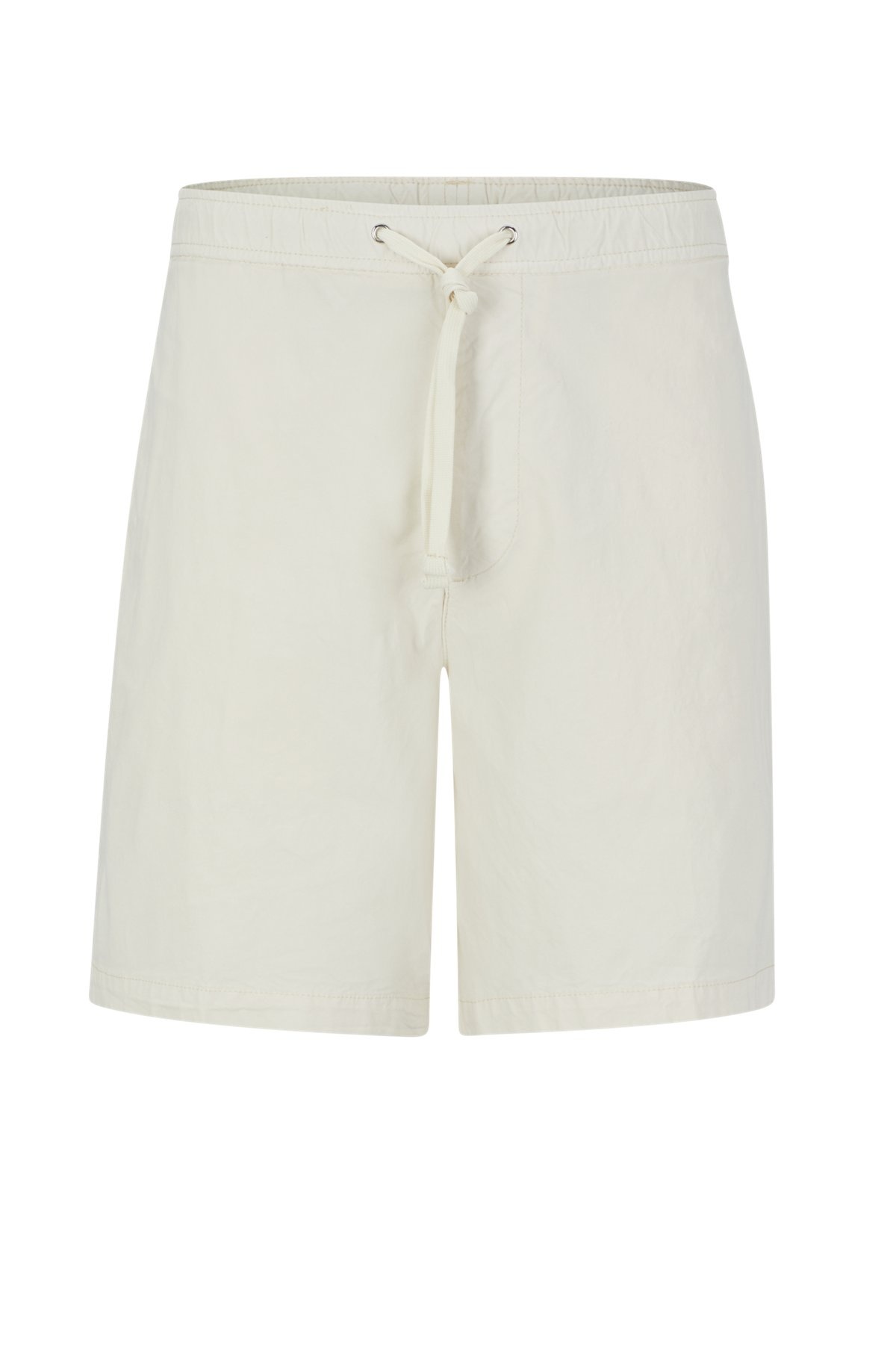 REGULAR-FIT SHORTS IN PAPER-TOUCH STRETCH COTTON - 1
