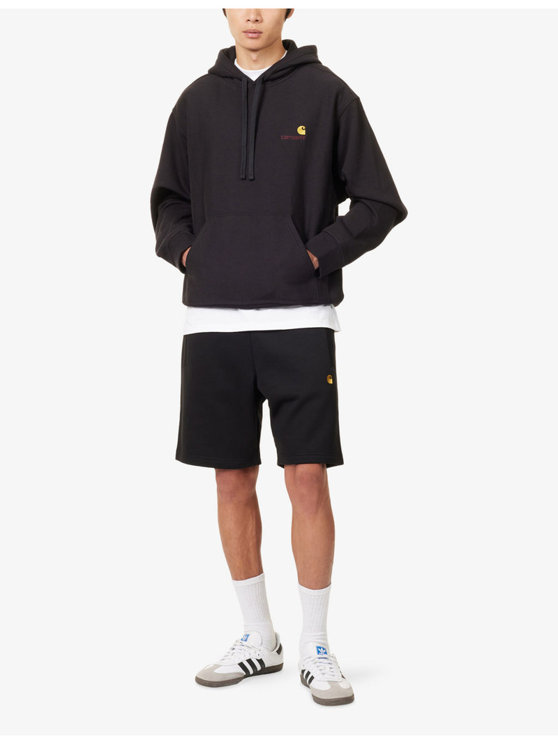 Carhartt Logo-Embroidered Relaxed-Fit Cotton Sweat Shorts outlook