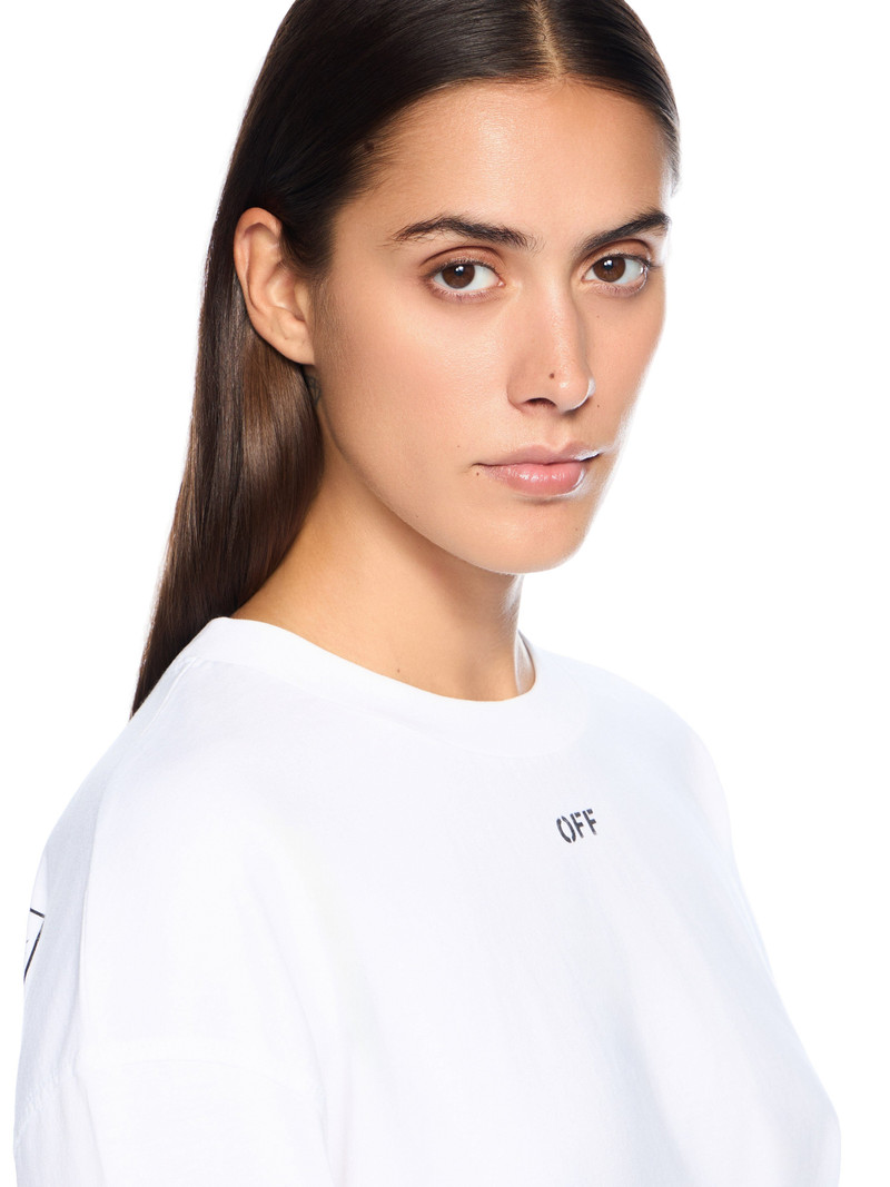 Embroidered Flowers Arrow Long Sleeve T-Shirt 5