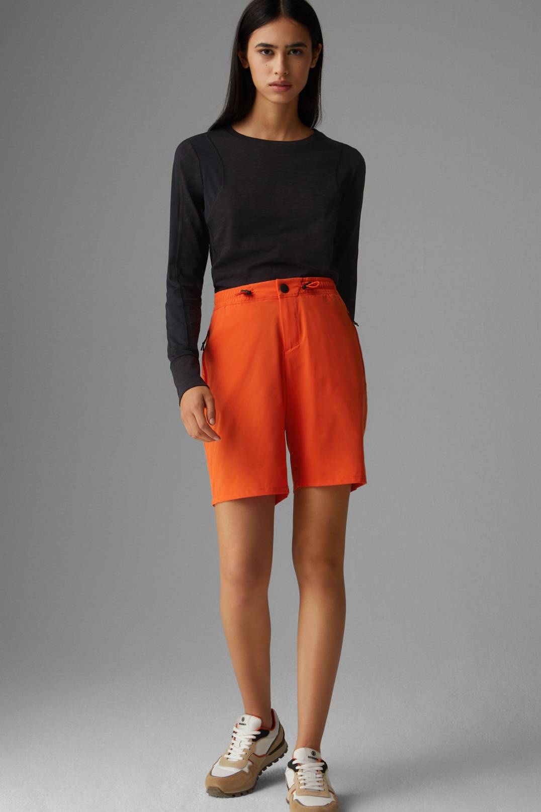 ROBERTA FUNCTIONAL SHORTS IN ORANGE - 4