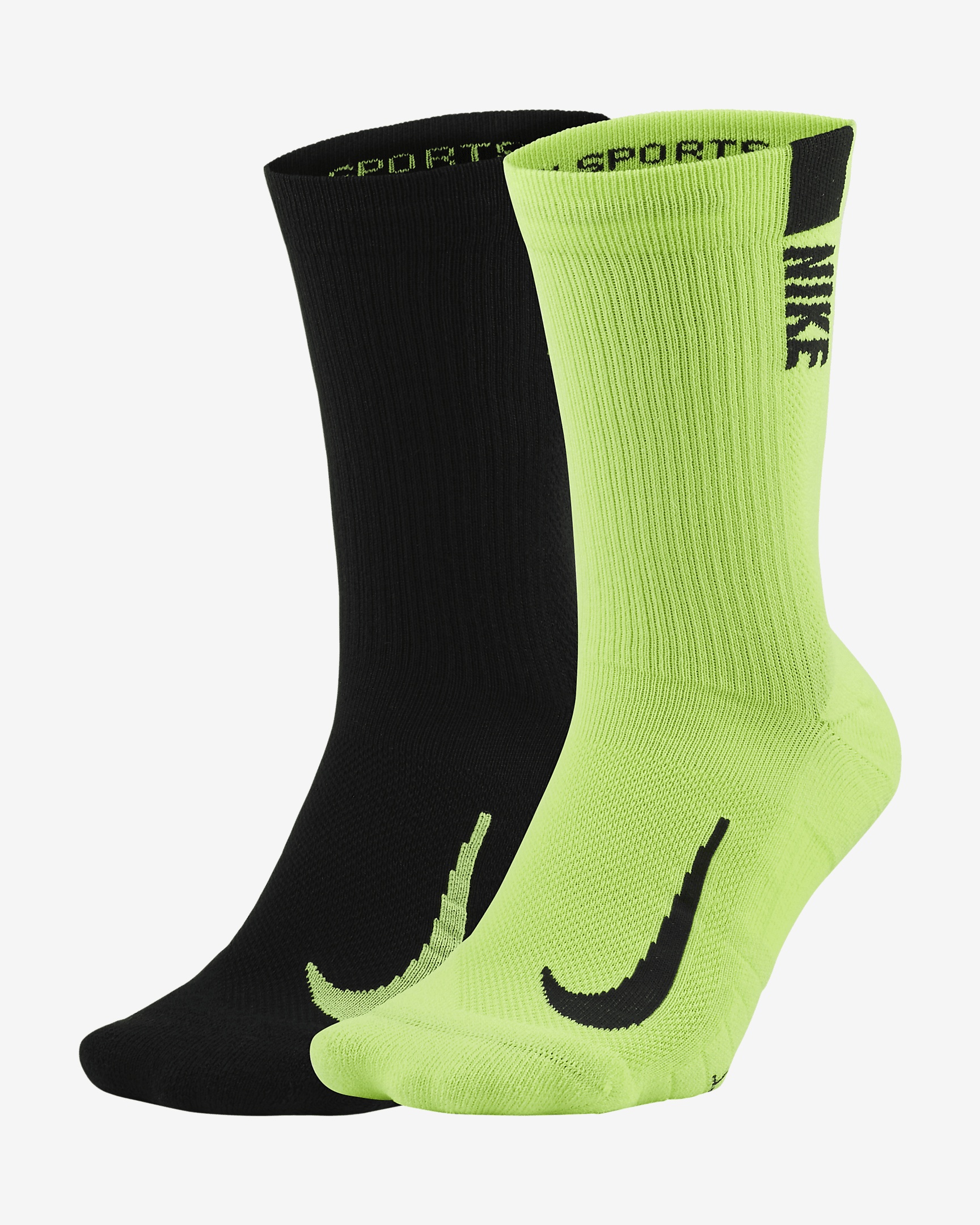 Nike Multiplier Crew Sock (2 Pairs) - 1