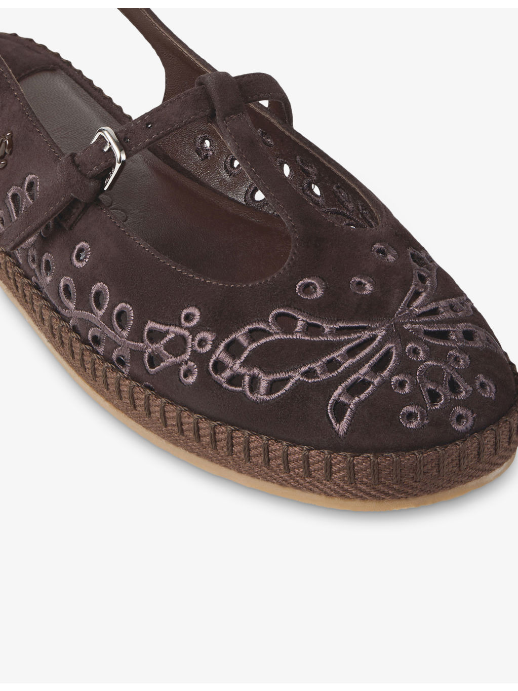 Amiee Suede Flat Espadrilles - 6
