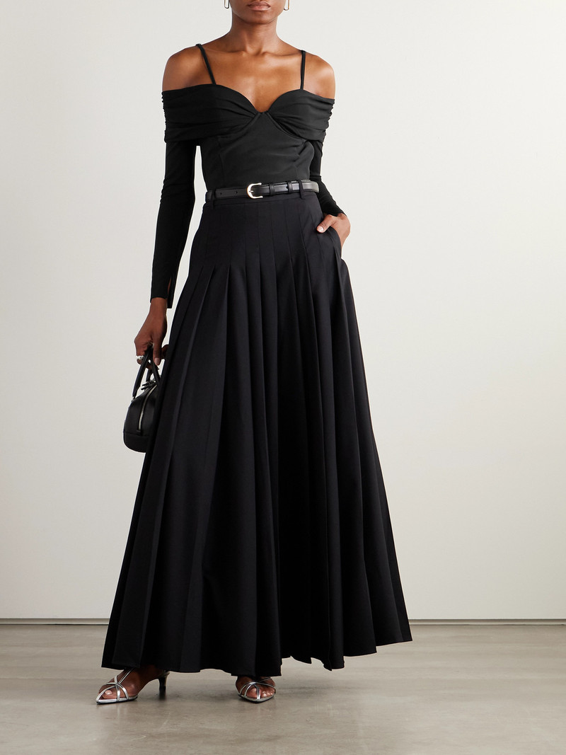 SIMKHAI Hazel Off-the-shoulder Stretch-jersey Top outlook