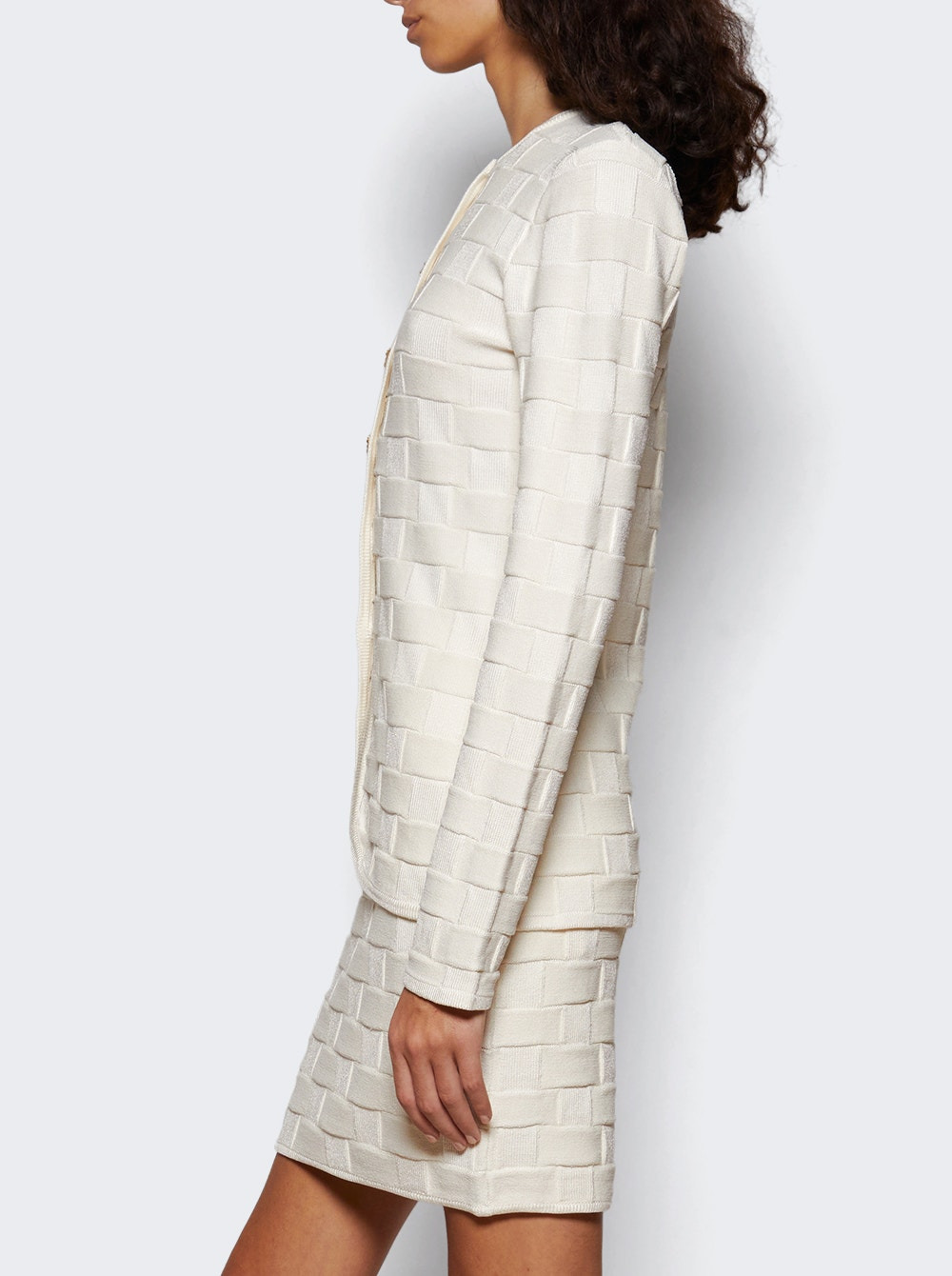 Uma Knitted Jacket White - 3