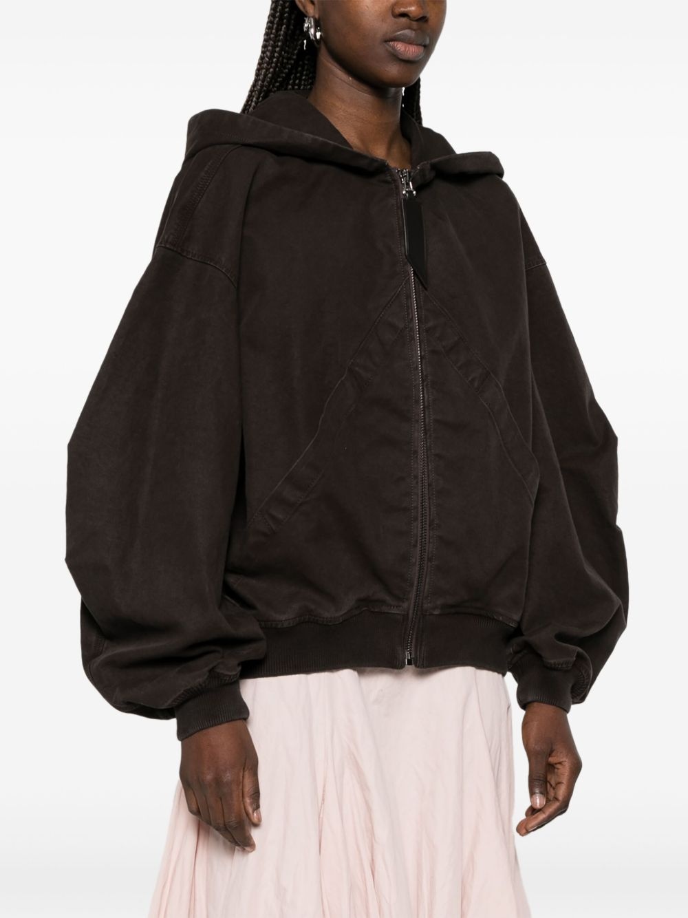 hooded bomber jacket - 3
