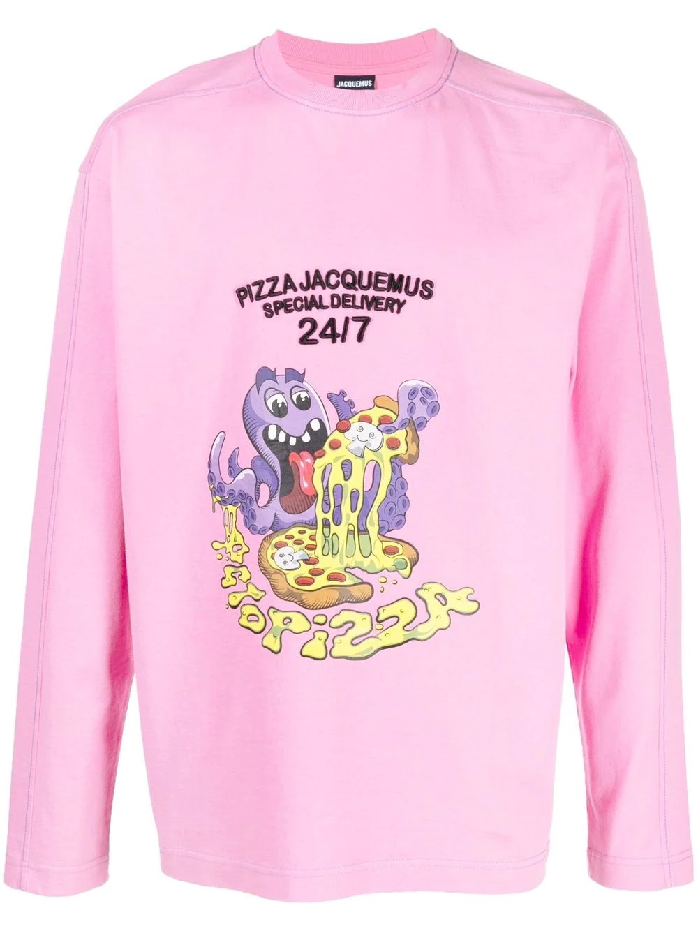 Octopizza cotton sweatshirt - 1