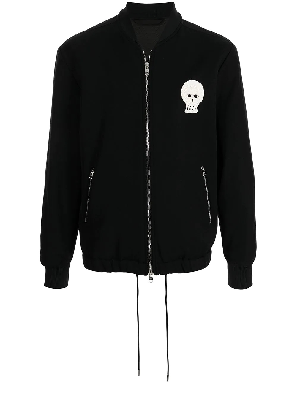 skull patch sports jacket - 1