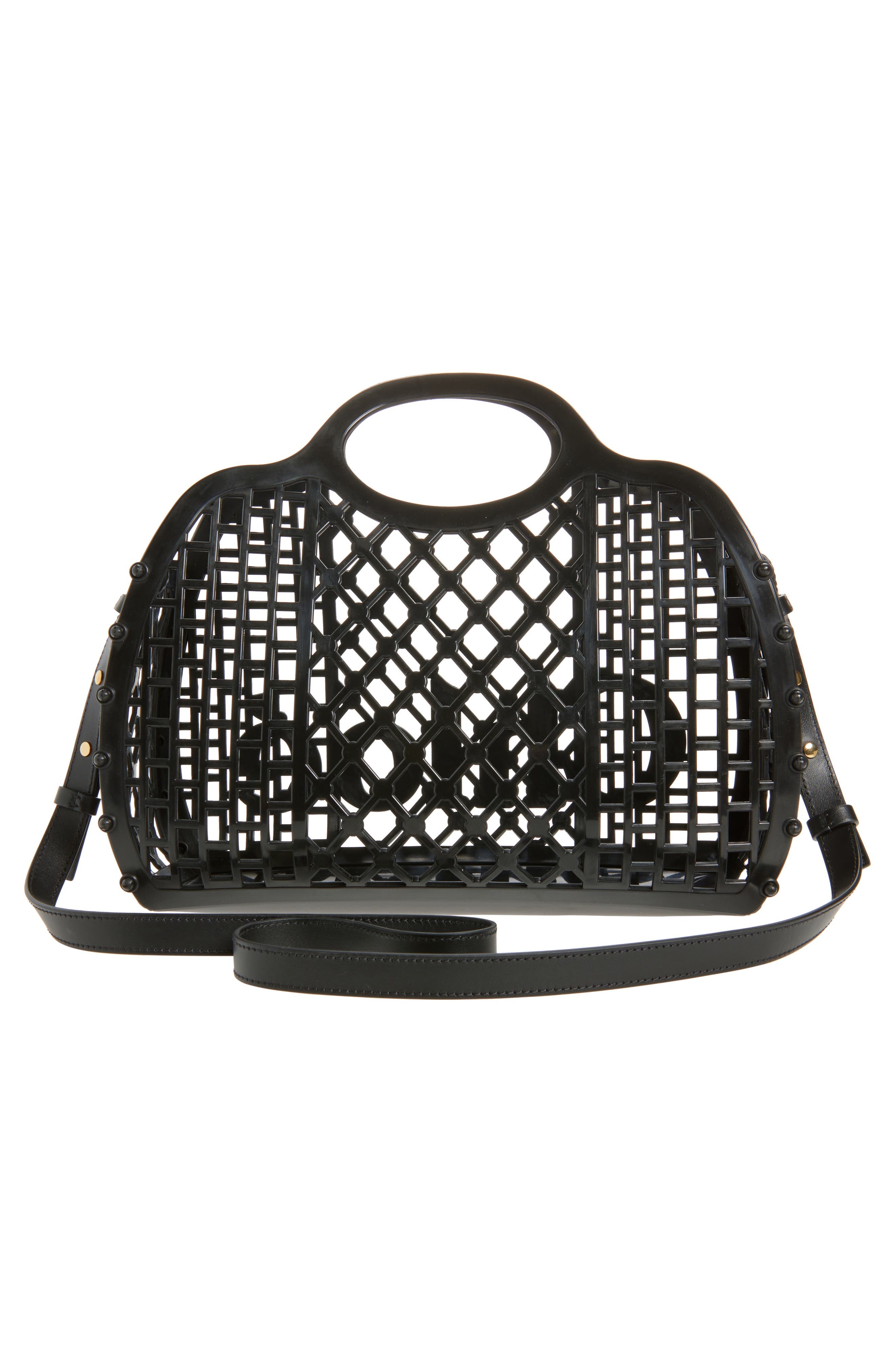 Chloé Cage Jelly Tote in Black at Nordstrom - 4