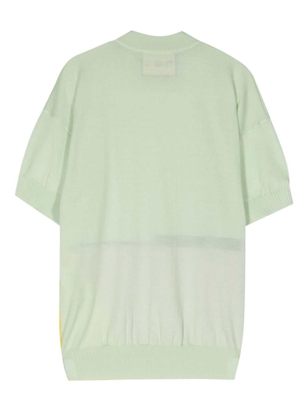 intarsia-knit merino wool T-shirt - 2