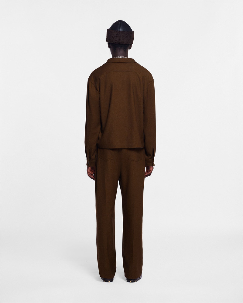 Cropped Wool Shirt 3