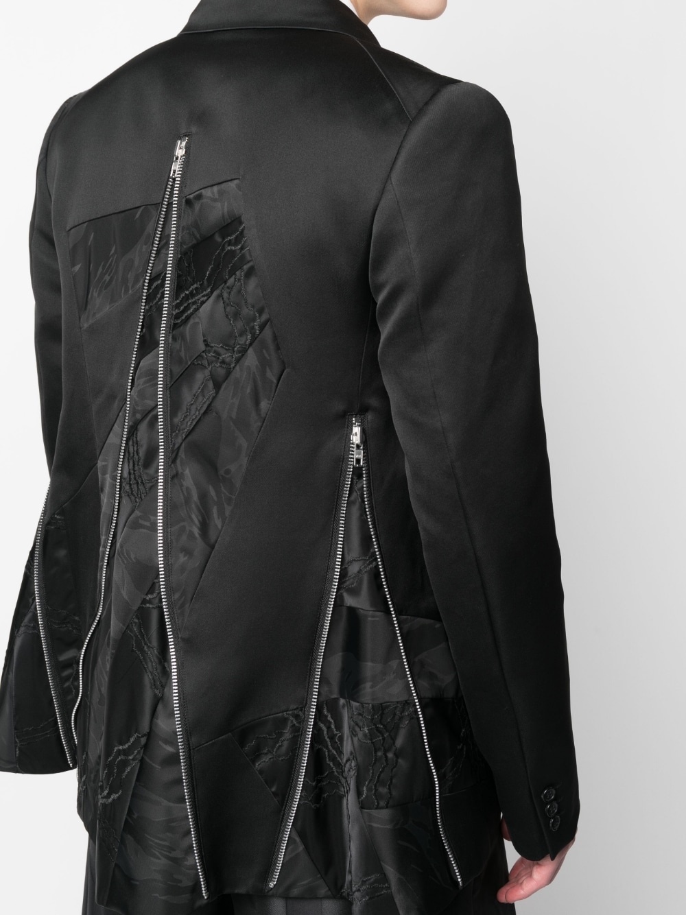 zip-details blazer - 5