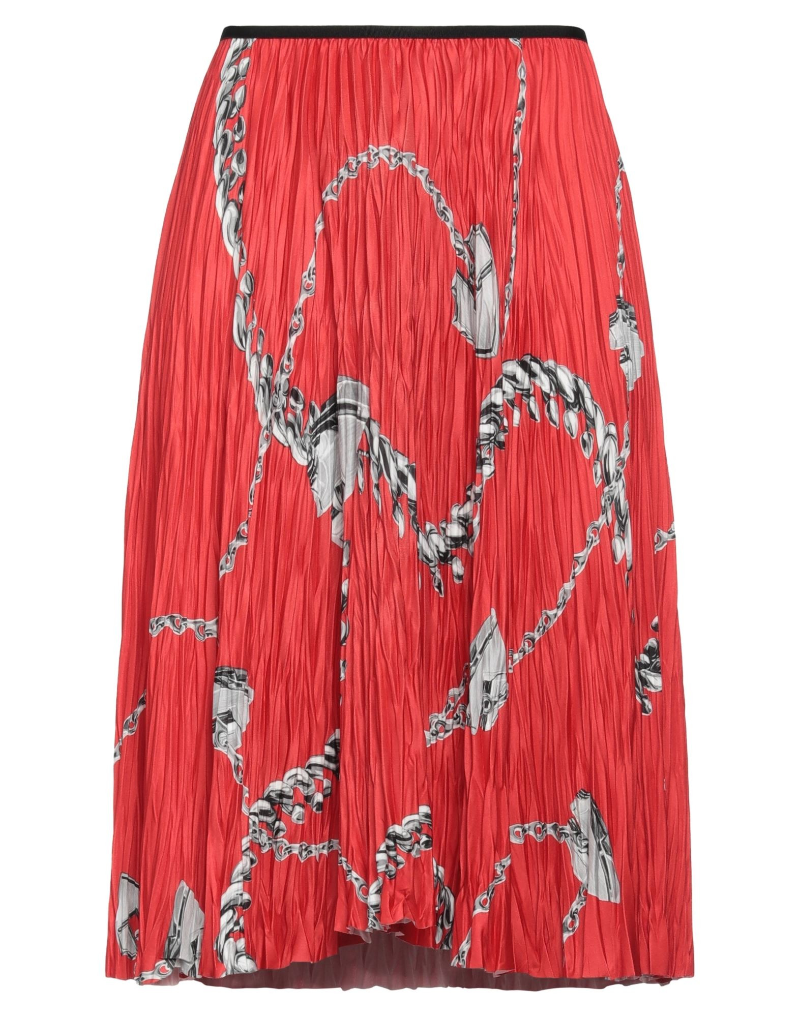 Red Women's Midi Skirt - 1