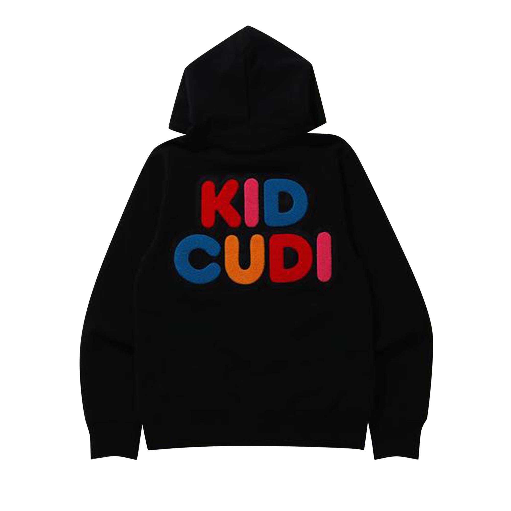 BAPE x Kid Cudi Baby Milo Pullover Hoodie 'Black' - 2