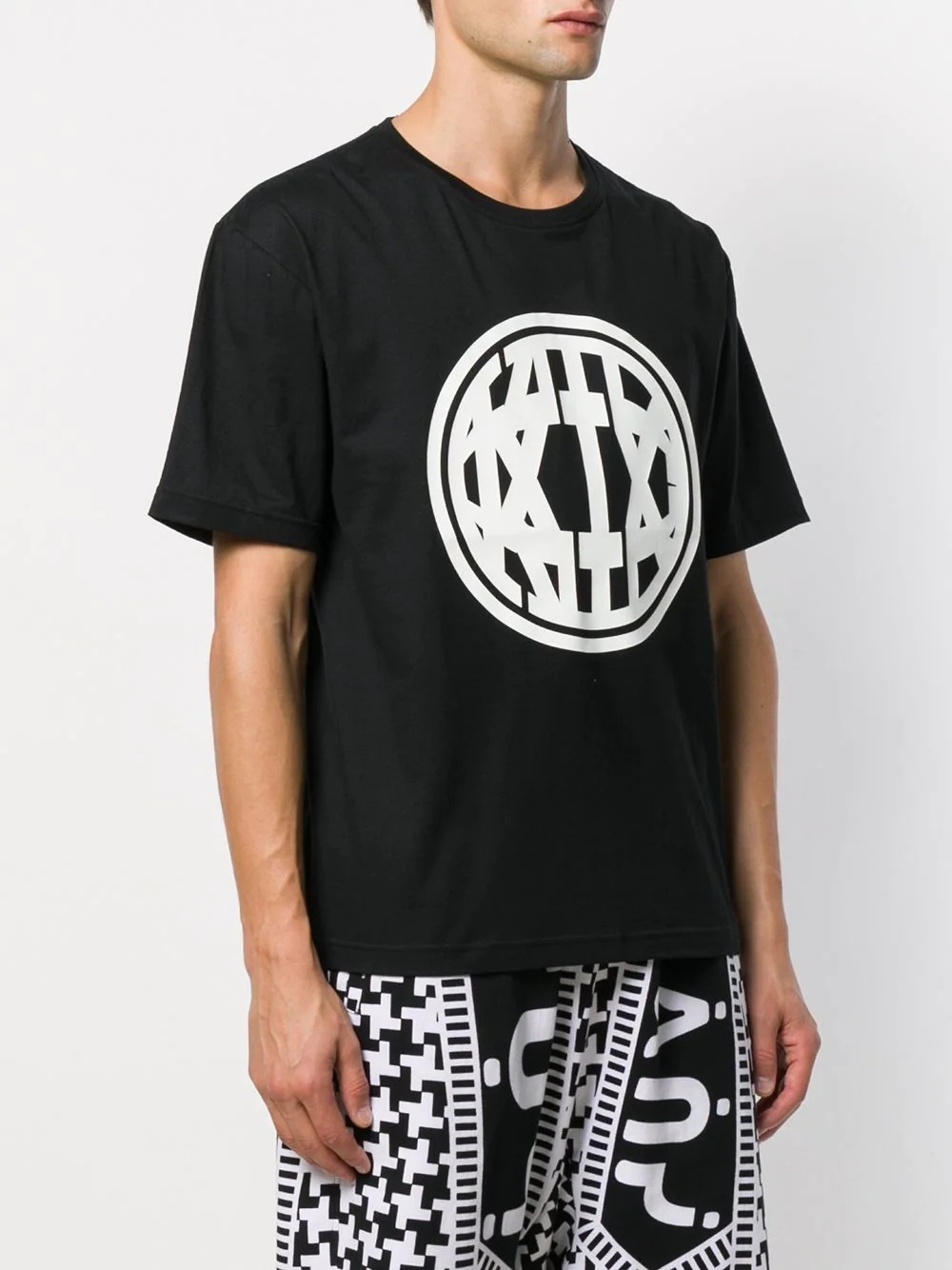 printed logo T-shirt - 4