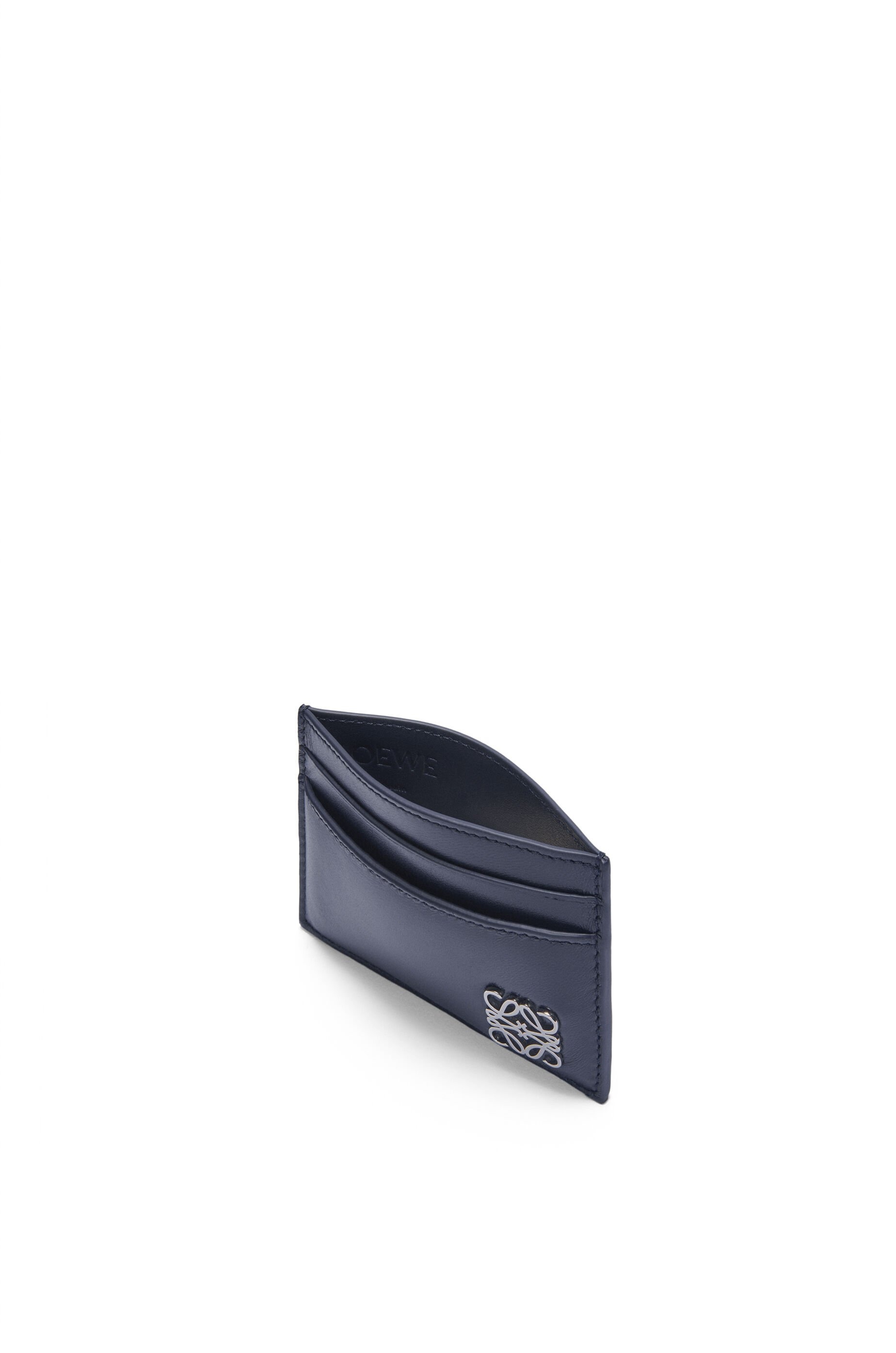 Puffer Anagram plain cardholder in shiny nappa calfskin - 3