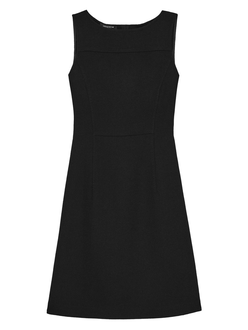 Women's Jojo Wool Shift Dress - Black 1