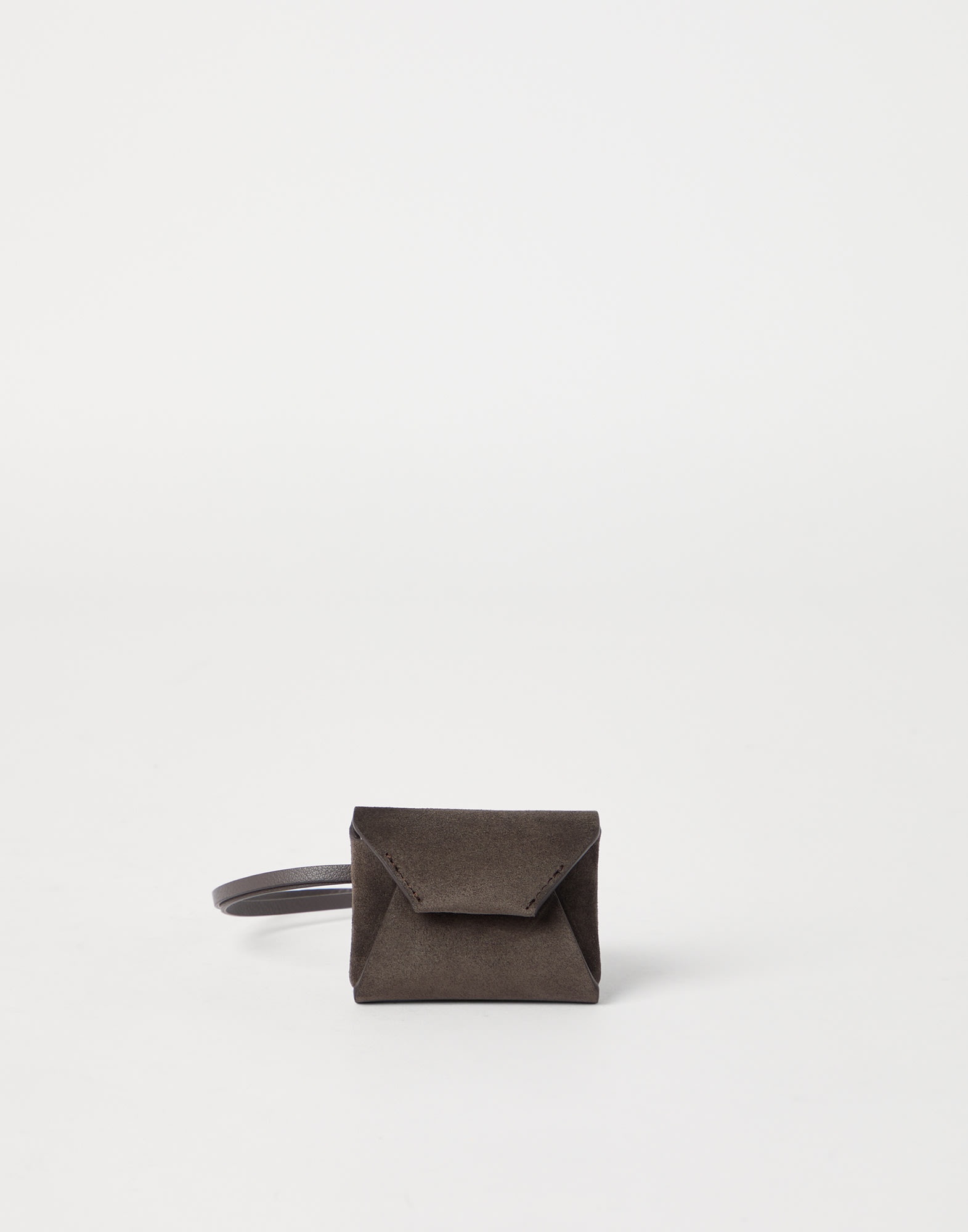 Suede bag charm - 1