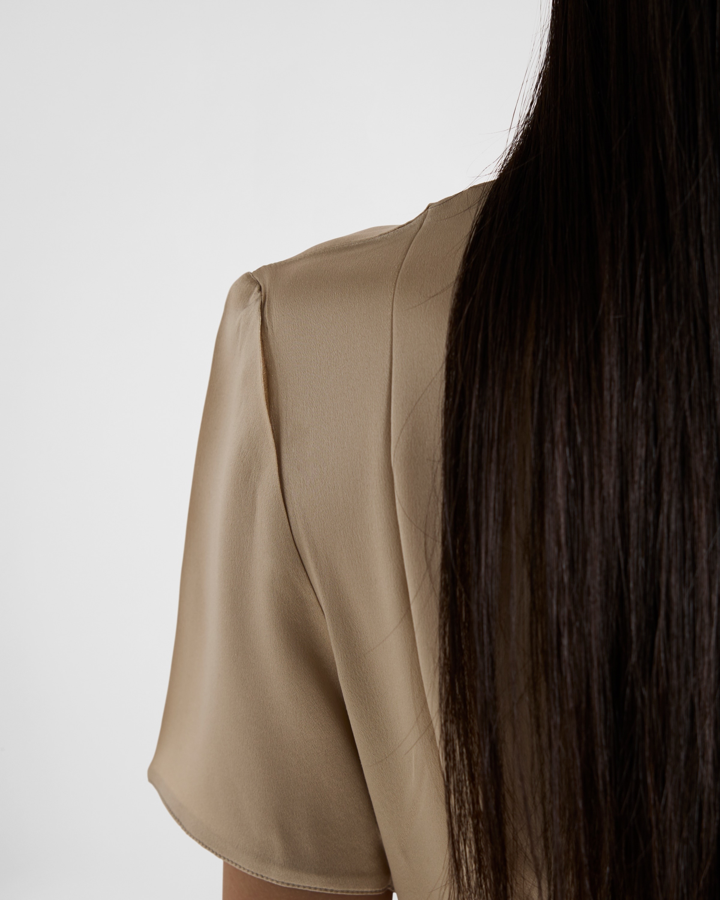 Satin crepe top - 4