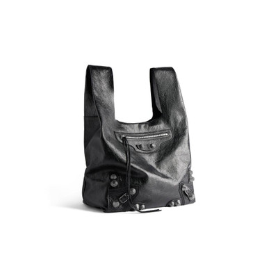 BALENCIAGA Men's Le Cagole Men Shopper Bag in Black outlook