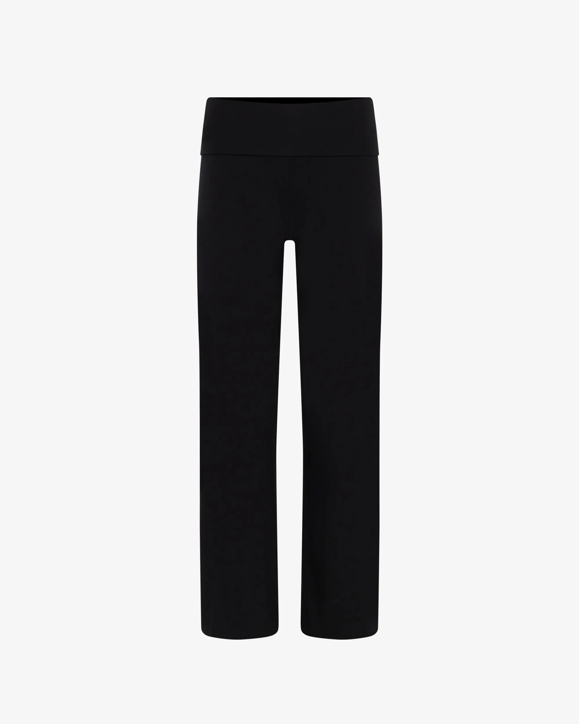 VISCOSE JAZZ PANTS WITH FOLD OVER WAISTBAND - 1