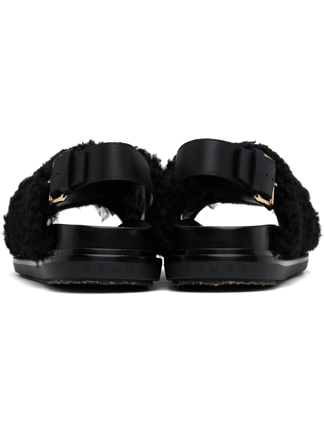 Black Fussbett Sandals - 2