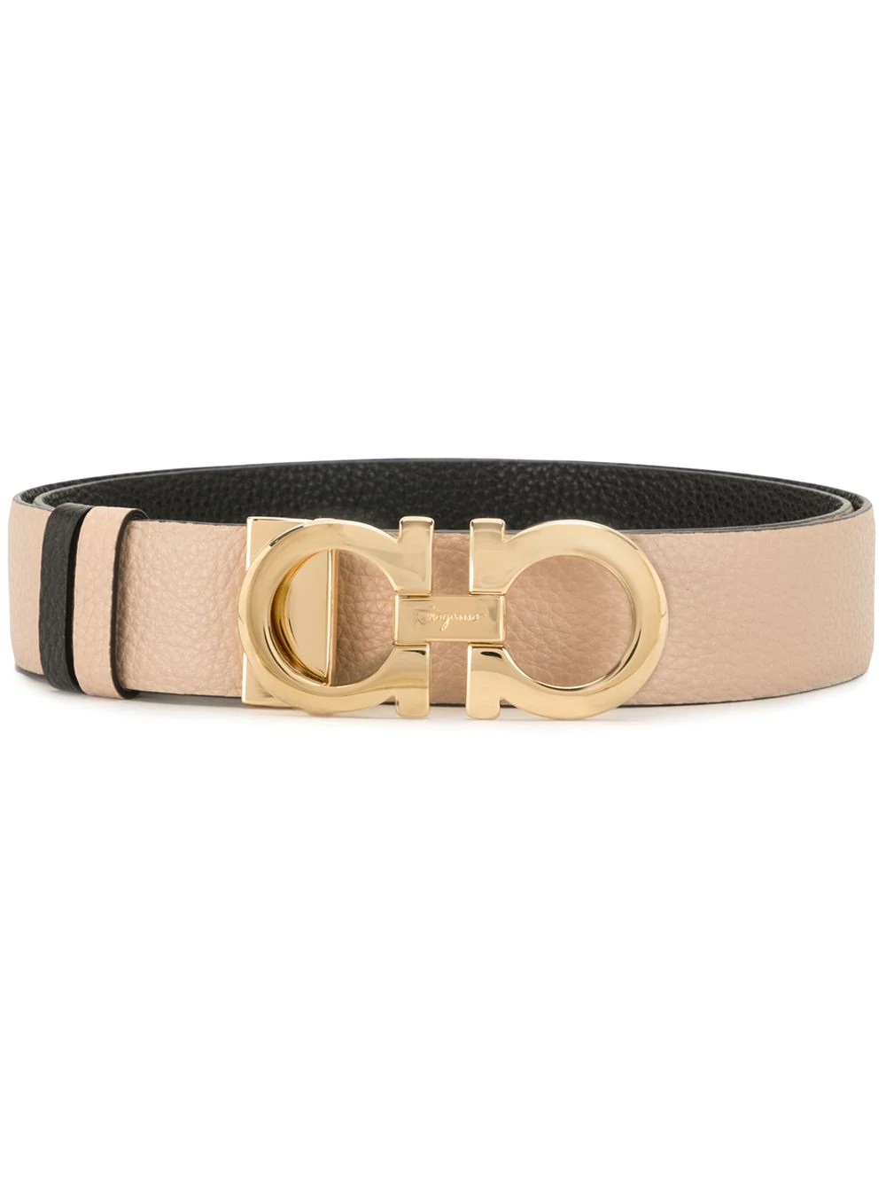 Gancini leather belt - 1