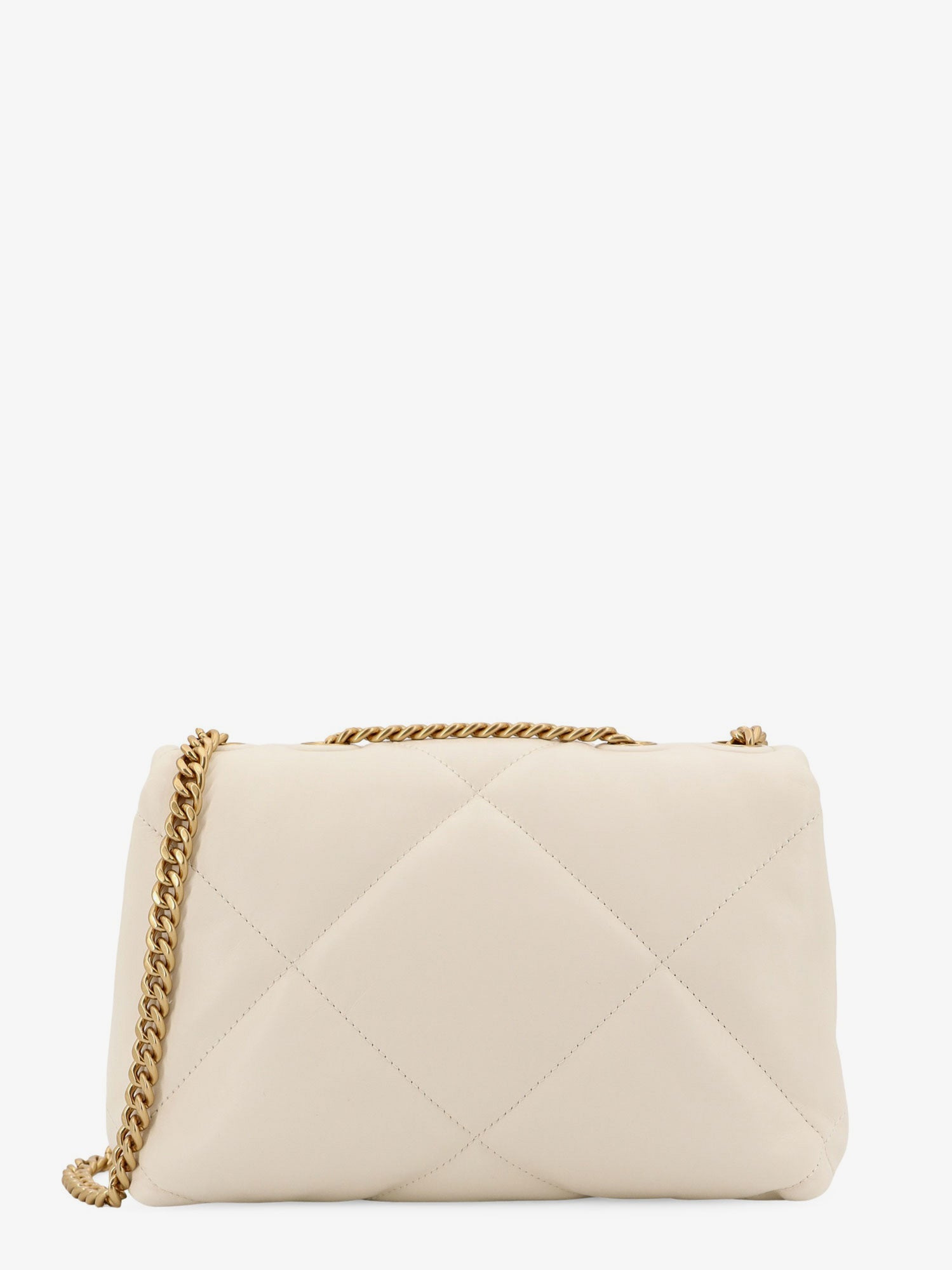 TORY BURCH - Tory Burch Kira Matelassã© Leather Shoulder Bag With Metal Logo - 2