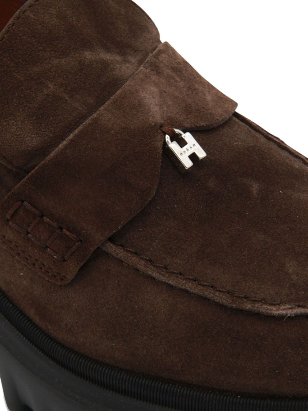 platform suede loafers - 4