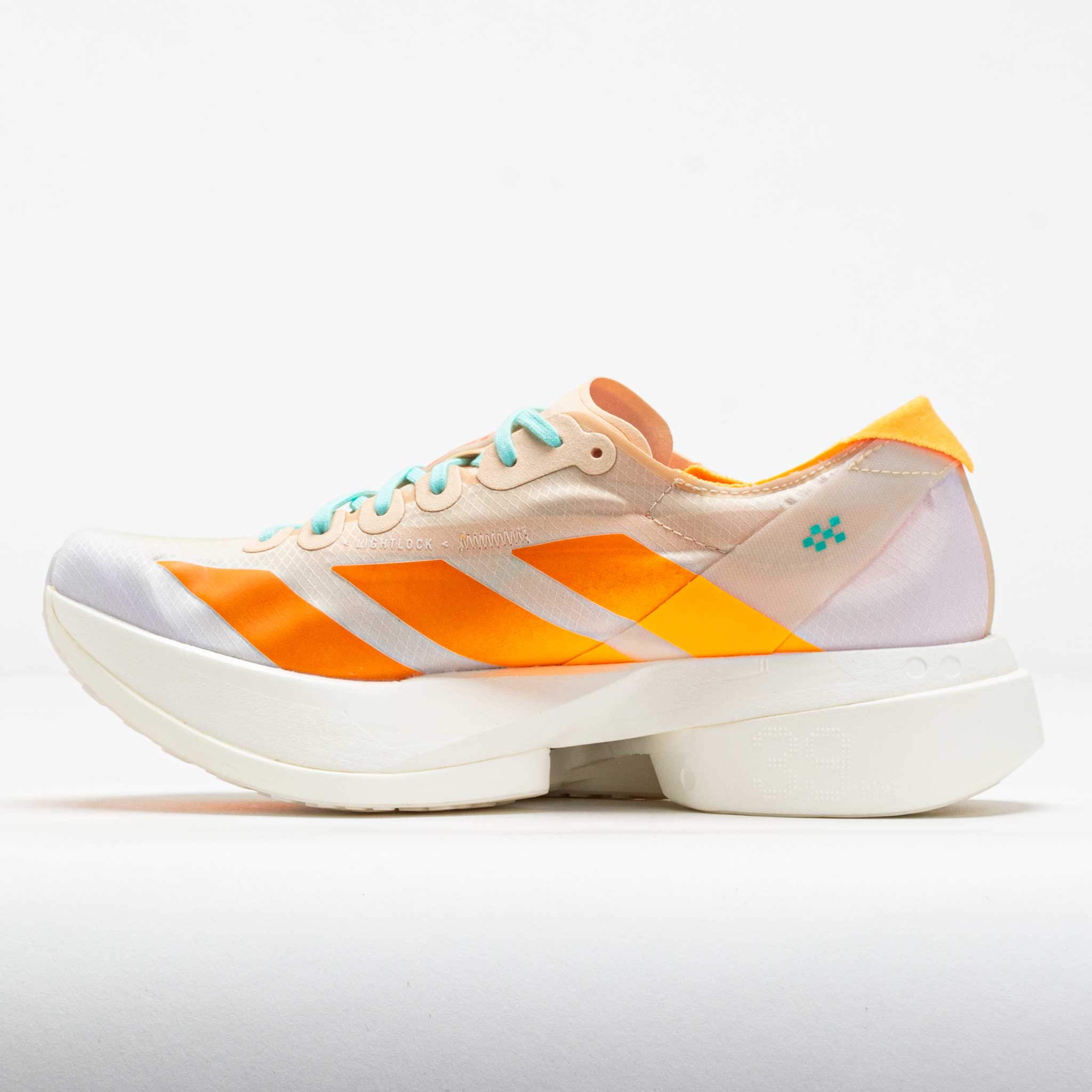 adidas Adizero Adios Pro 4 Women's Crystal Sand/Flash Orange/Aqua - 2