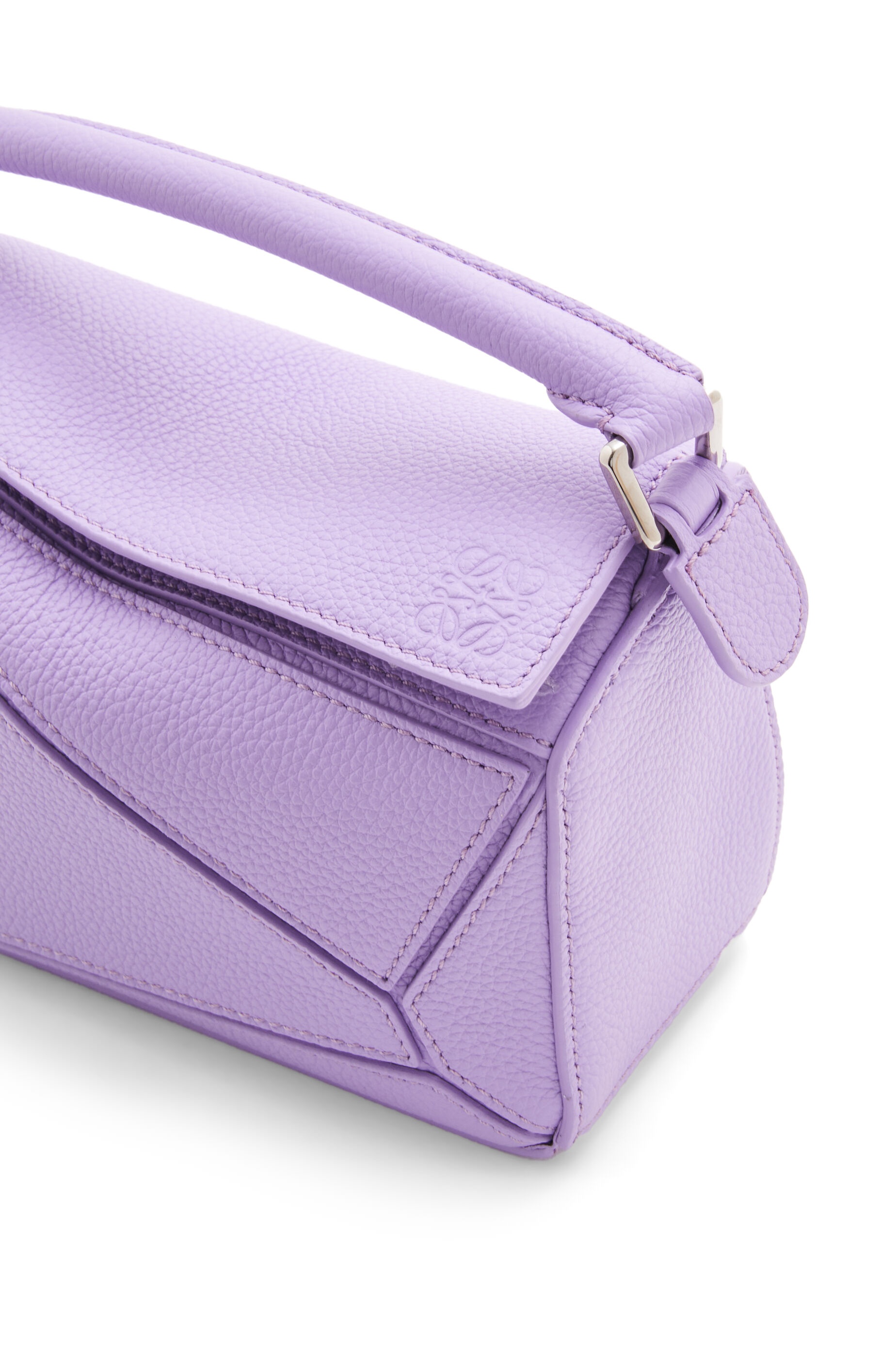 Mini Puzzle bag in soft grained calfskin - 8