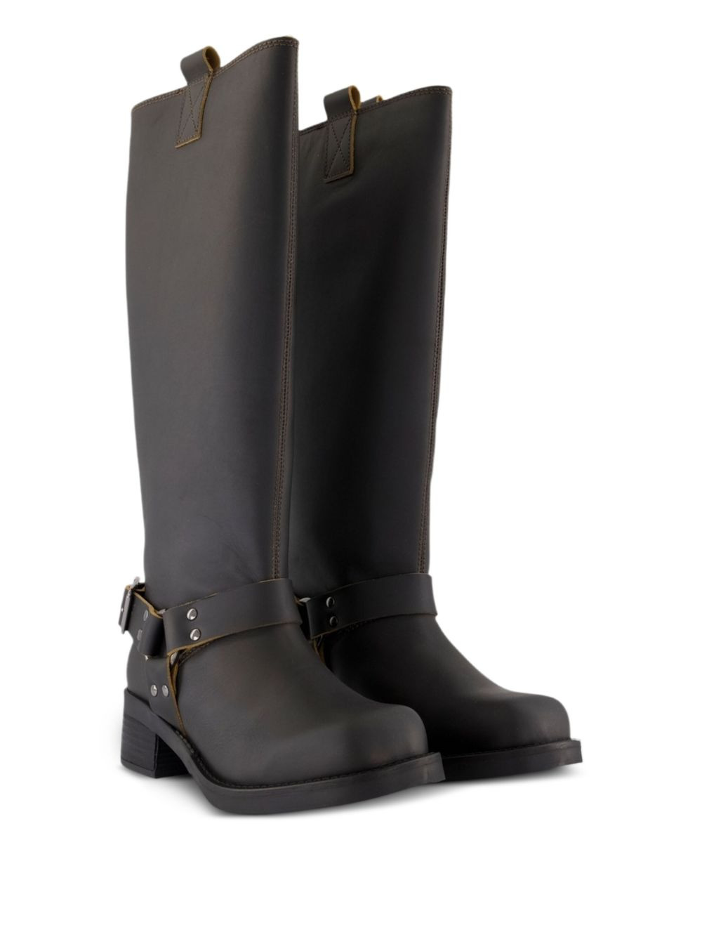 Sabrenta buckle-strap calfskin boots - 2