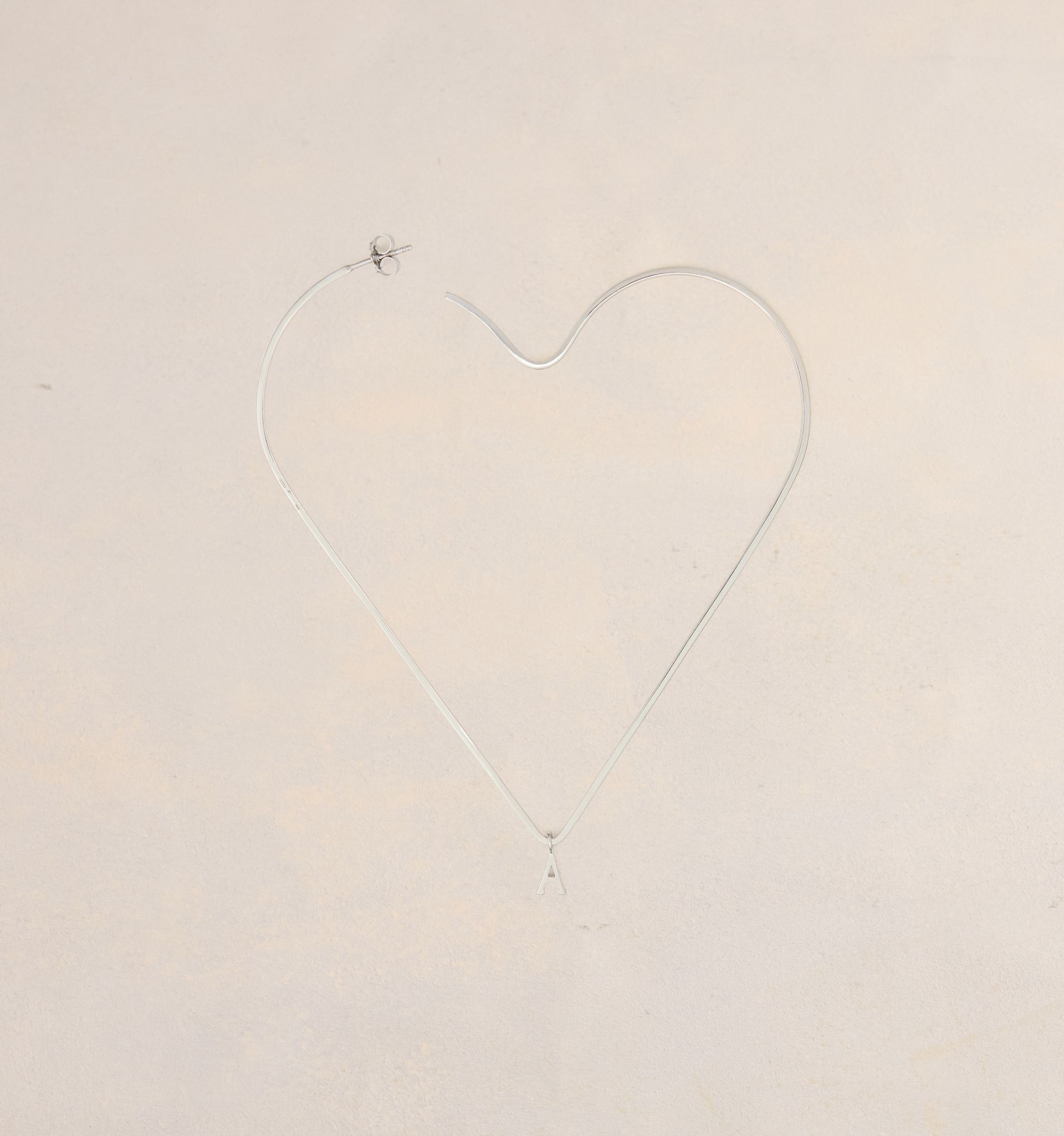 Heart Mono Earring - 3