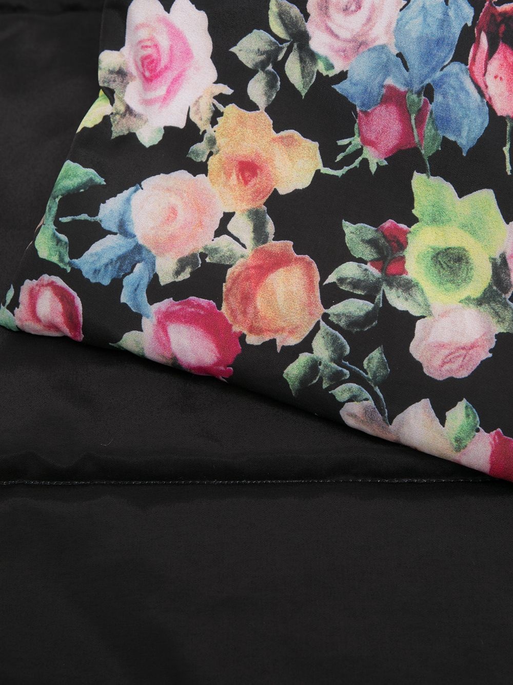 floral print padded scarf - 3