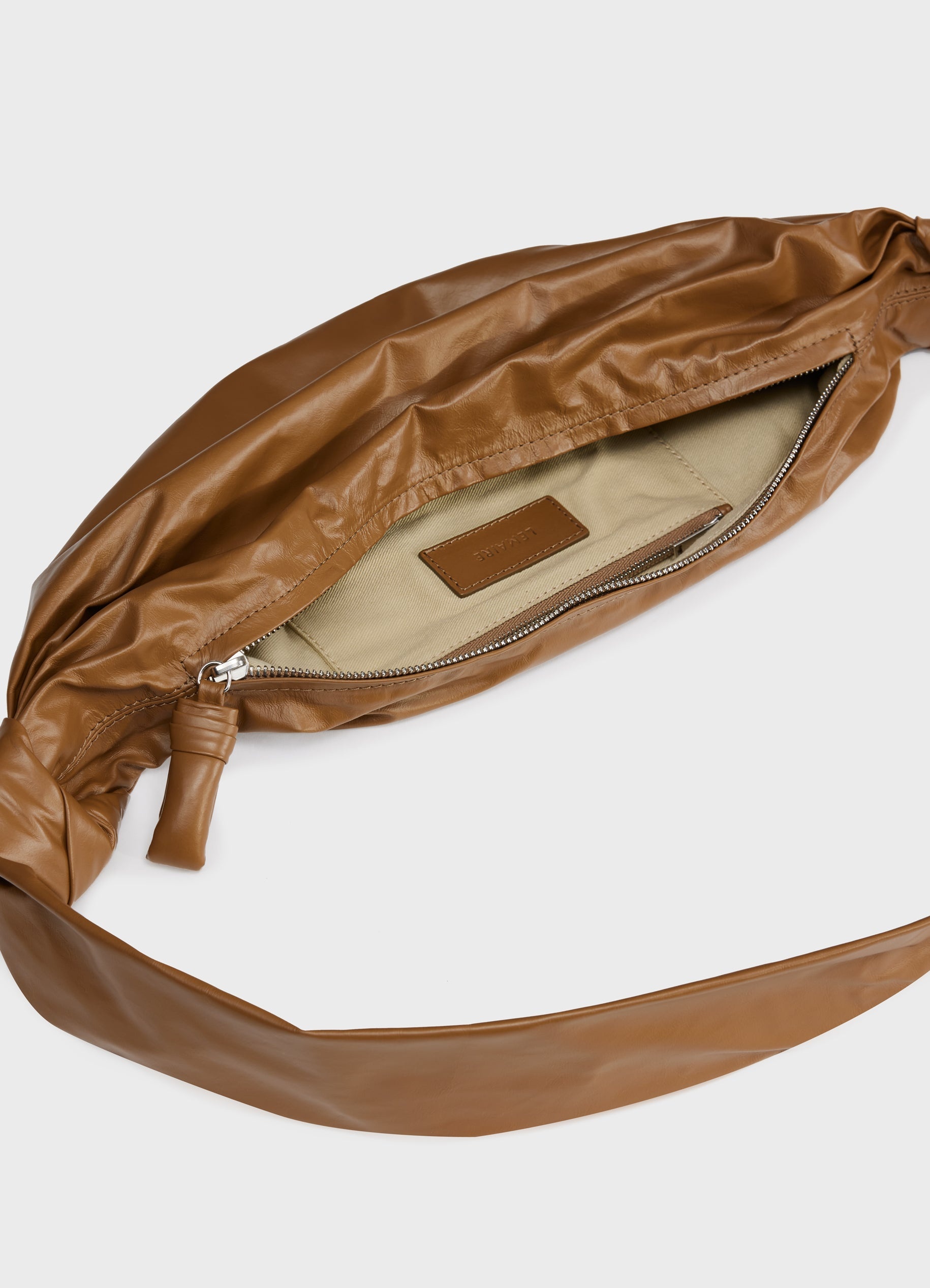 SMALL SOFT CROISSANT BAG - 4