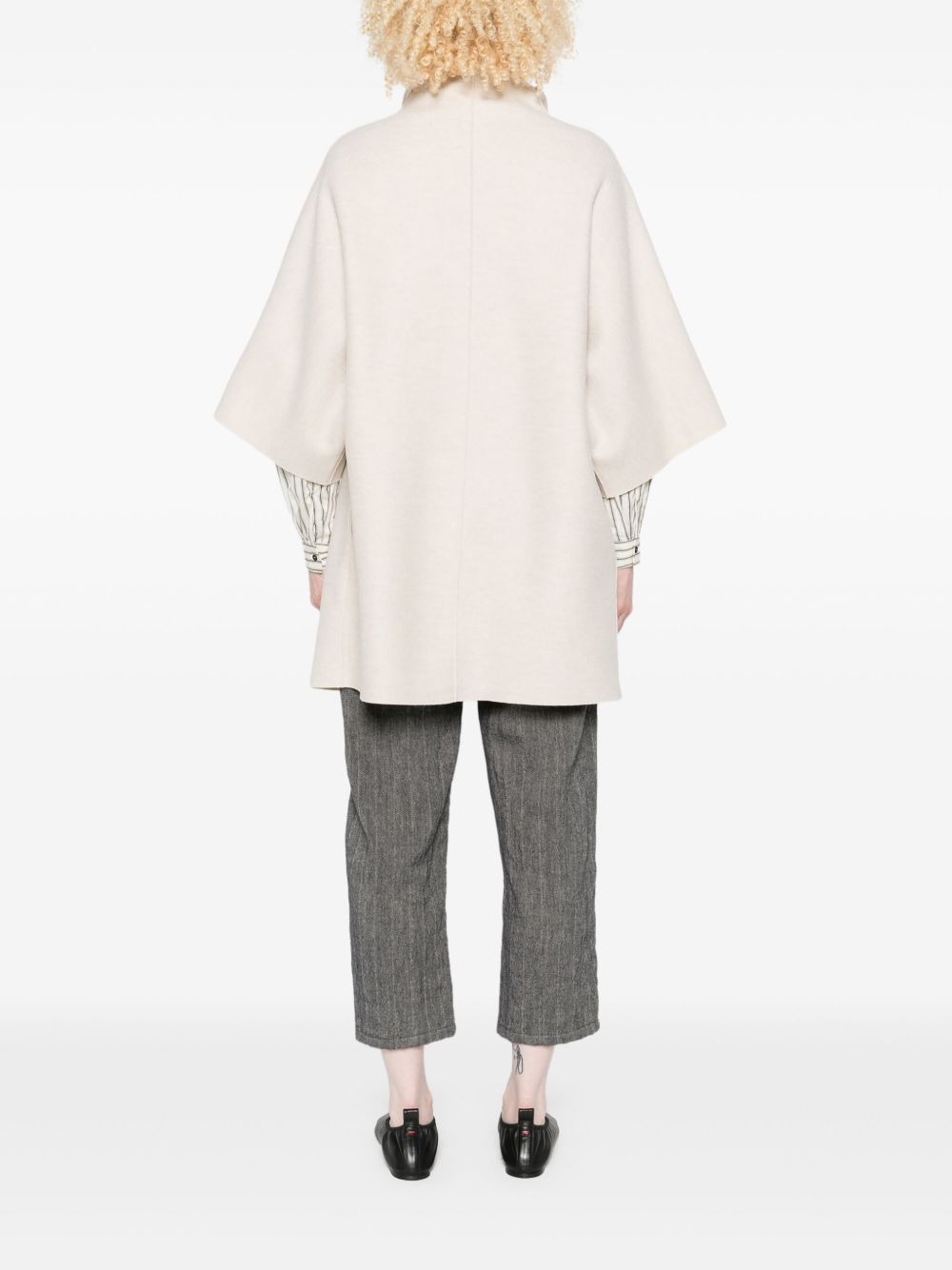 short-sleeve collared jacket - 4