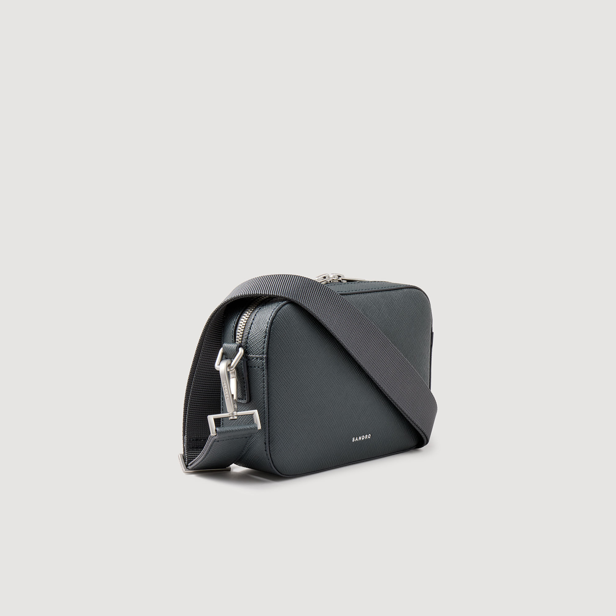 SMALL RECONSTITUTED LEATHER BAG - 3
