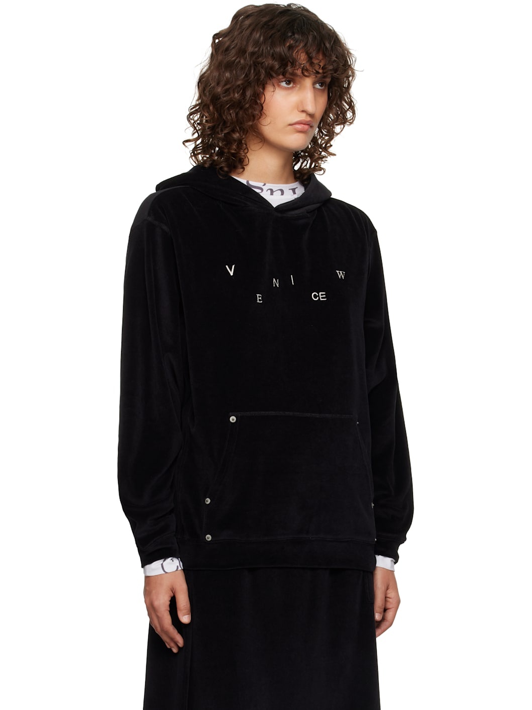Black Pigtail Living Hoodie - 2