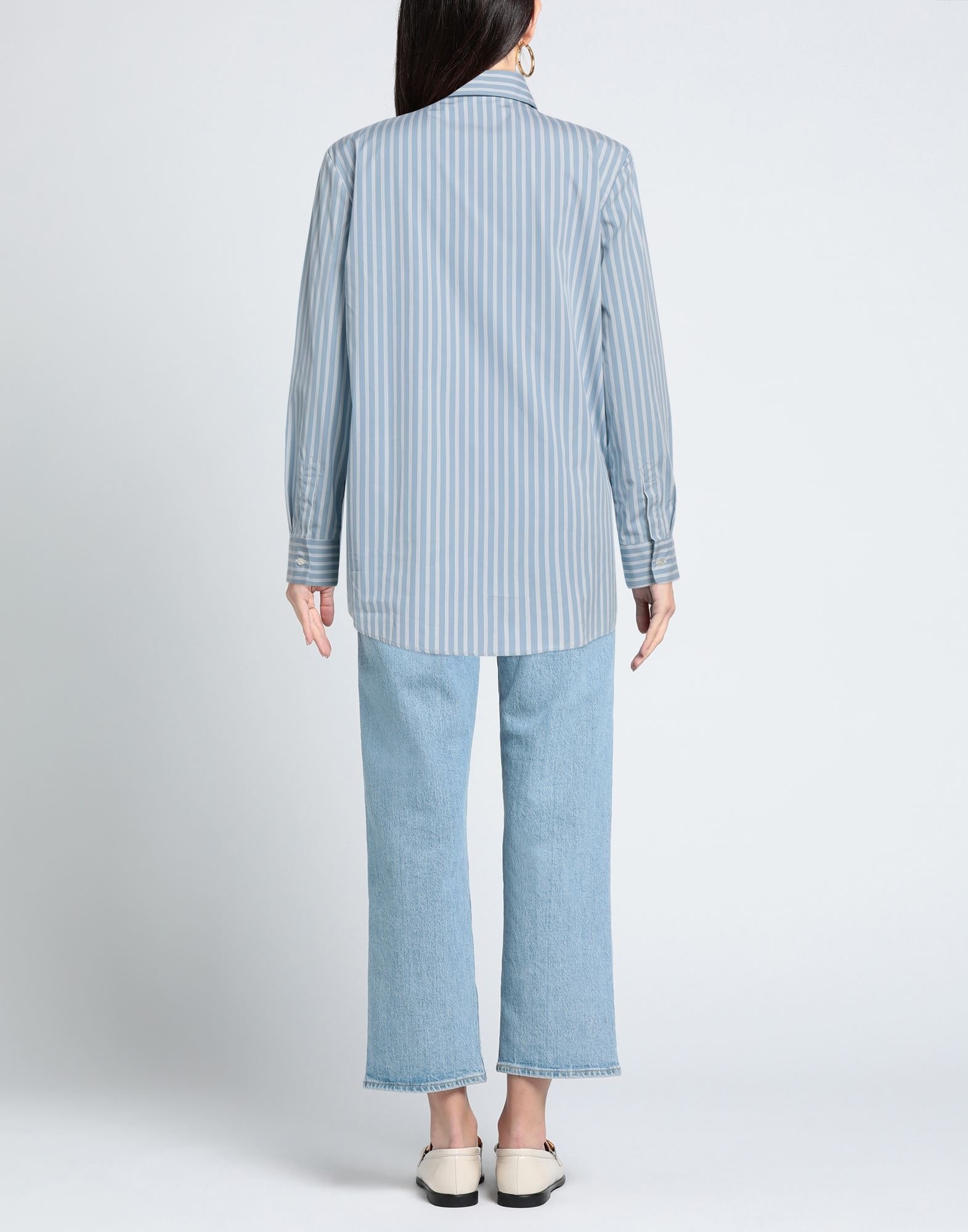 Light blue Women's Striped Shirt - 3
